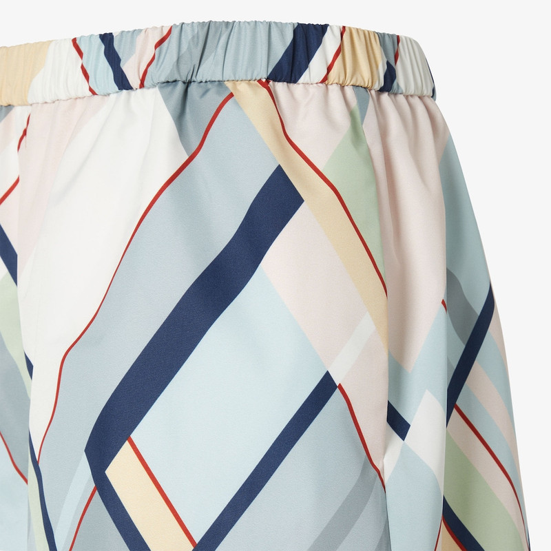 Shorts Multicolor printed nylon shorts 3