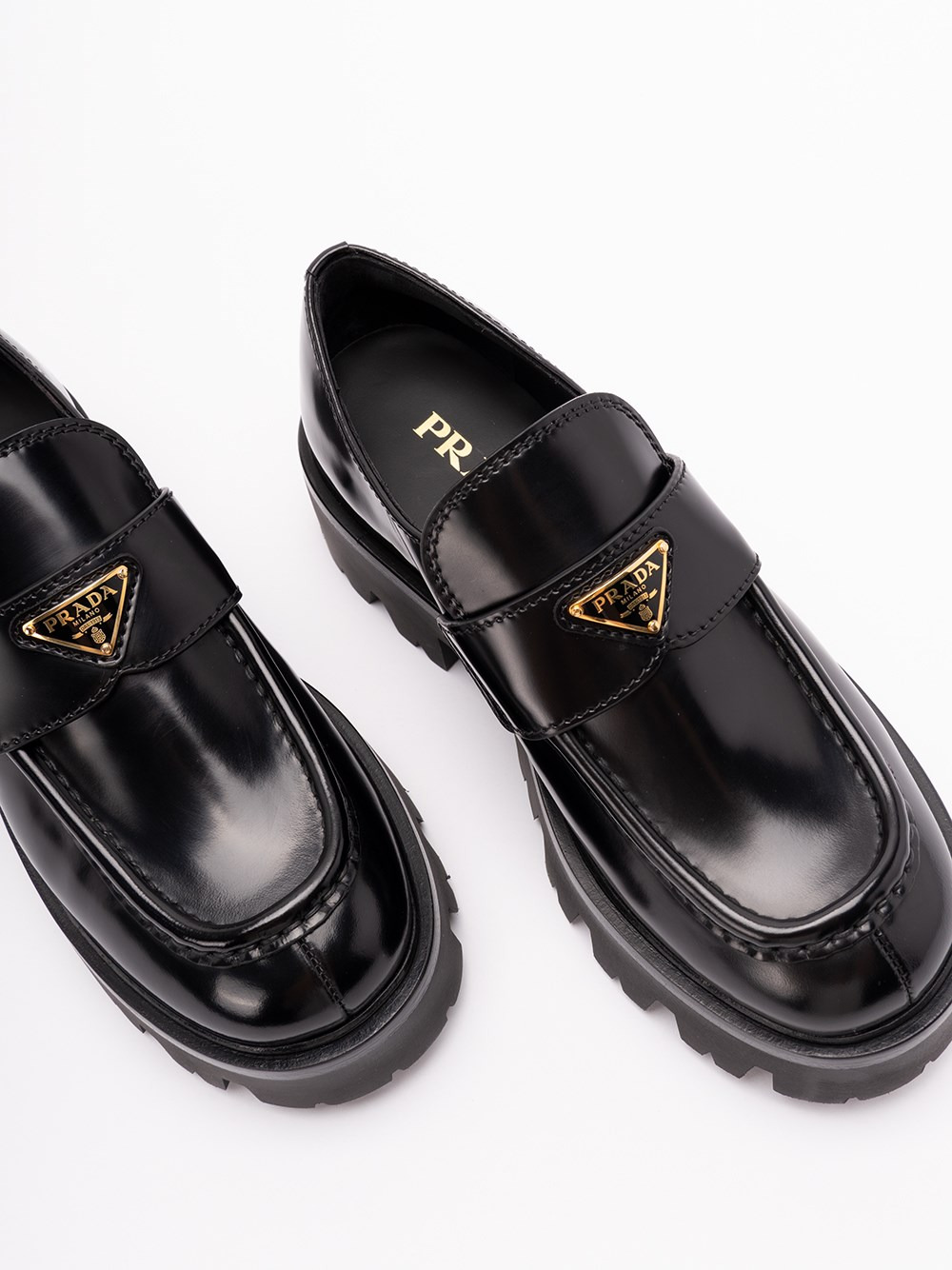 Brushed Leather Loafers - 5