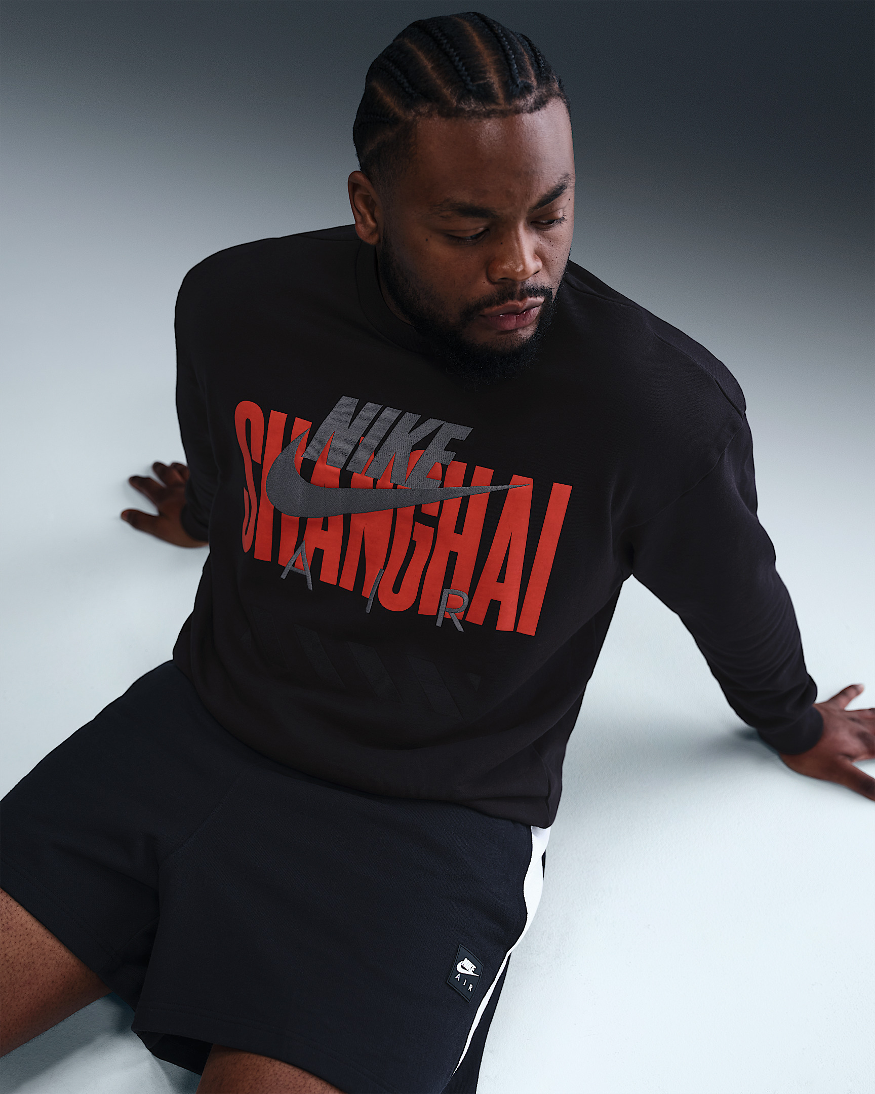 Nike Air "Shanghai" Men's Fleece Crew - 8