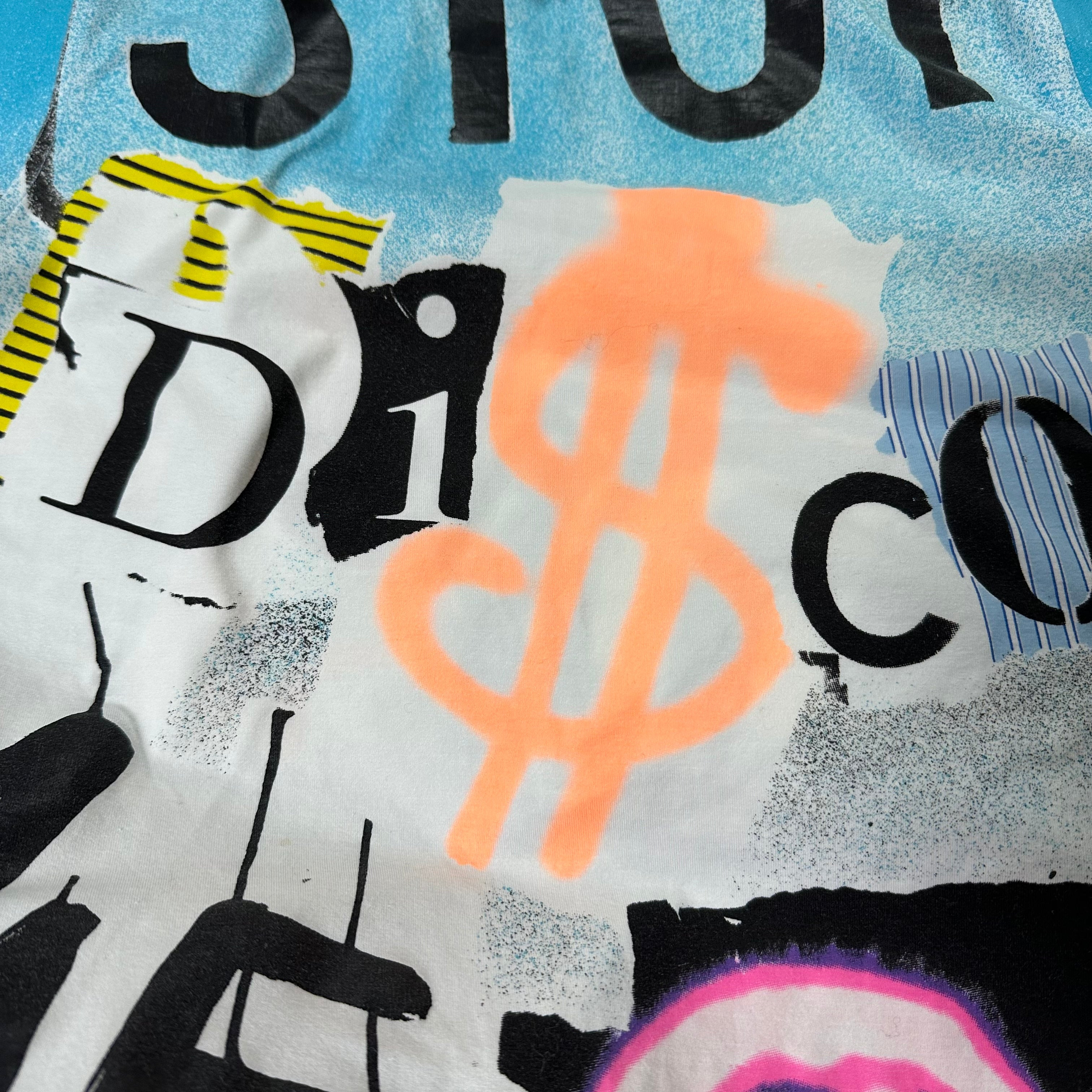 CHRISTIAN DIOR Spring Summer 2003 Graffiti Print T-Shirt - 3