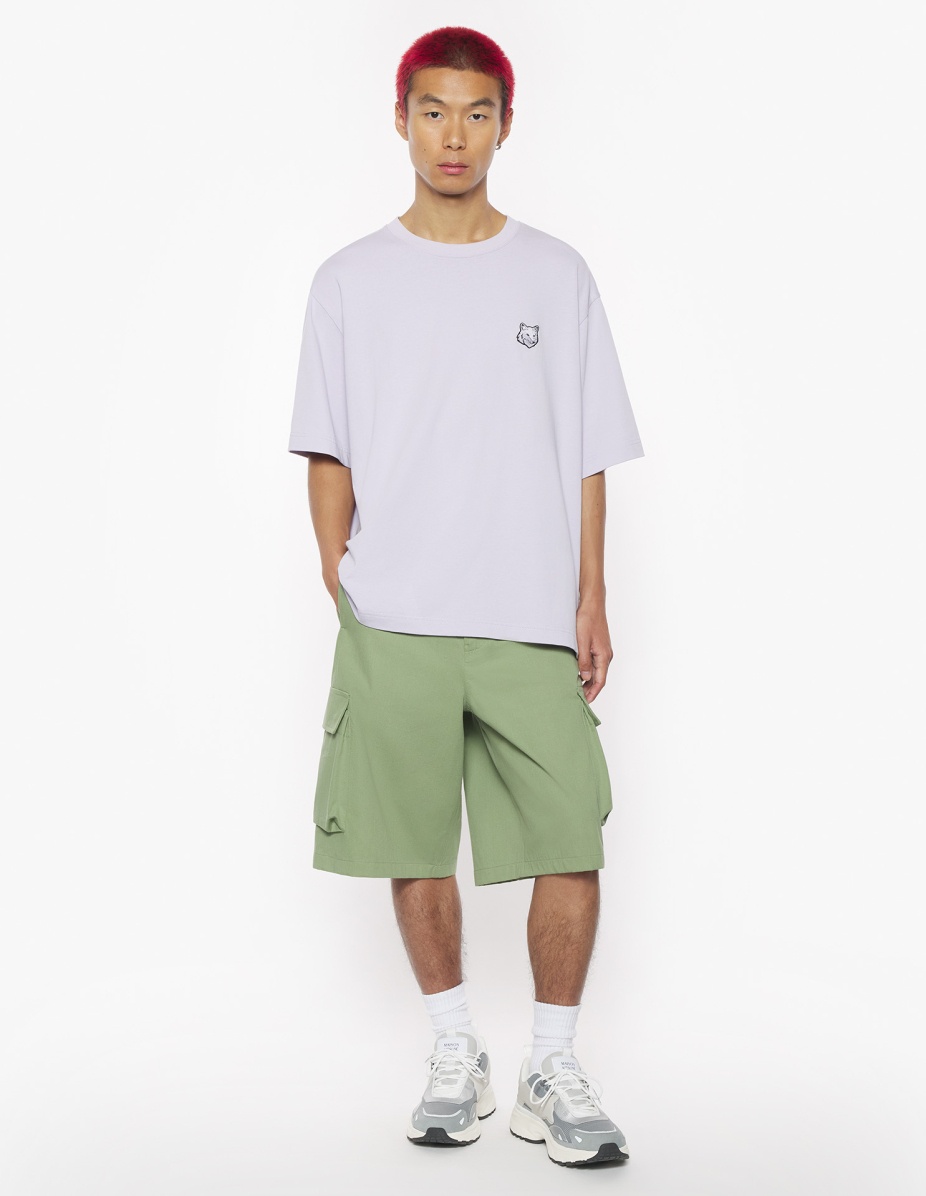 BOLD FOX HEAD PATCH OVERSIZE TEE SHIRT - 2