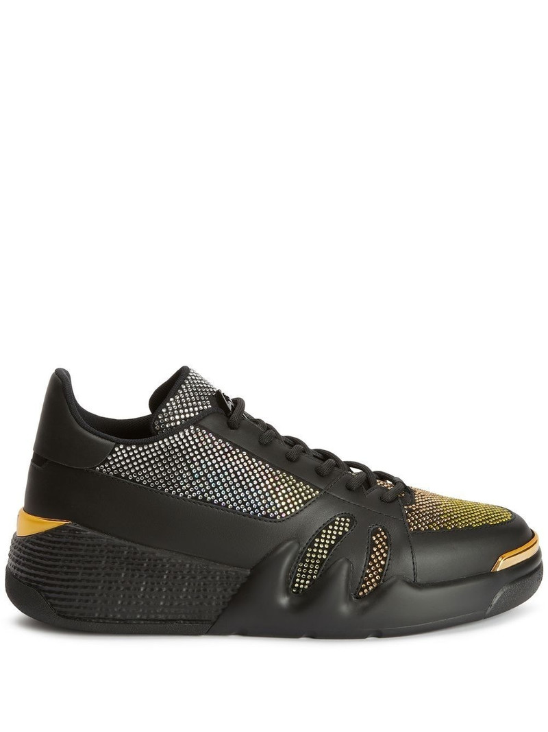 rhinestone low-top sneakers 1