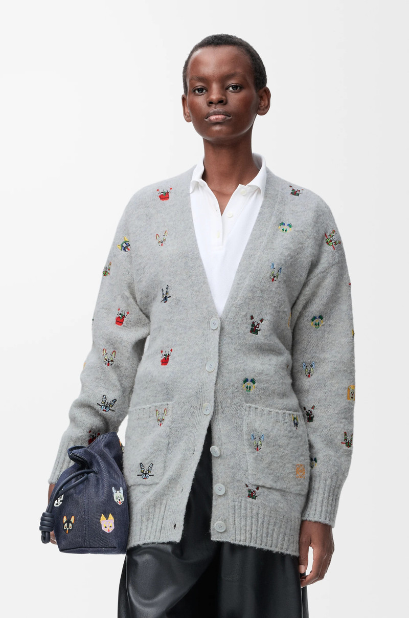 Belted cardigan in wool 3