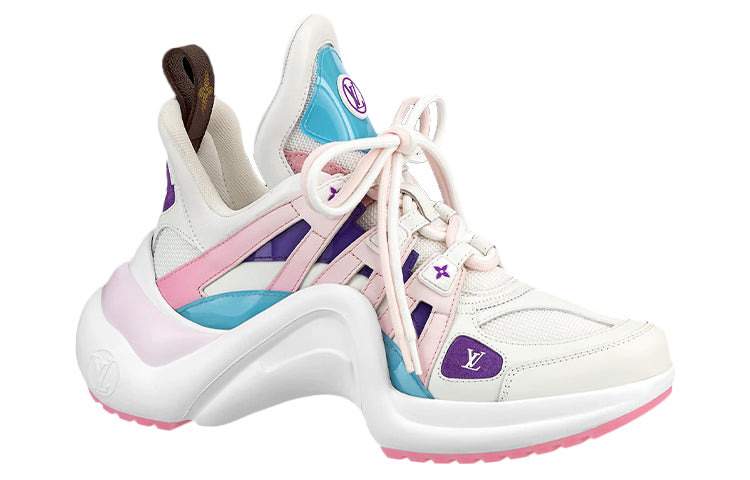 (WMNS) LOUIS VUITTON Archlight 1.0 Sneakers 'White Purple Pink' 1A9S78 - 2