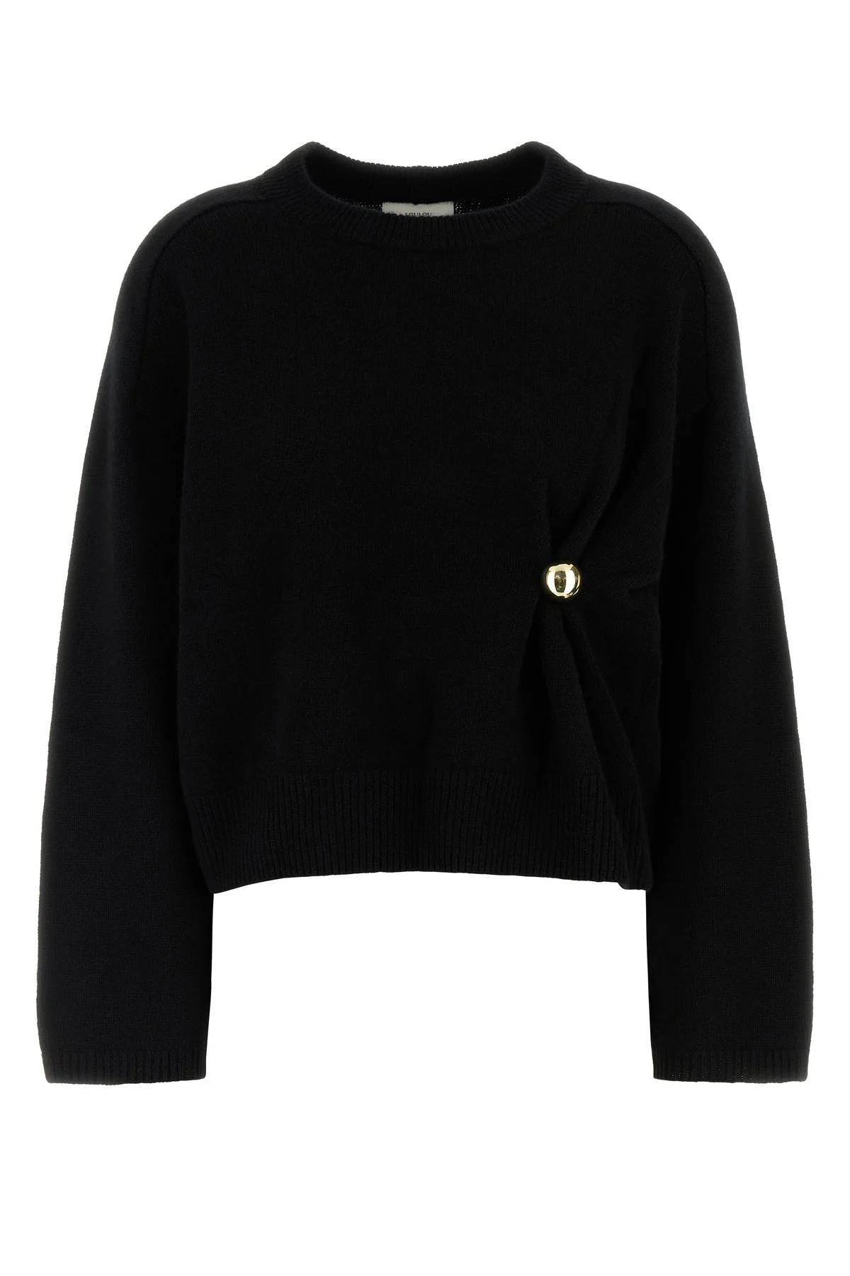 Black cashmere Bill sweater - 1