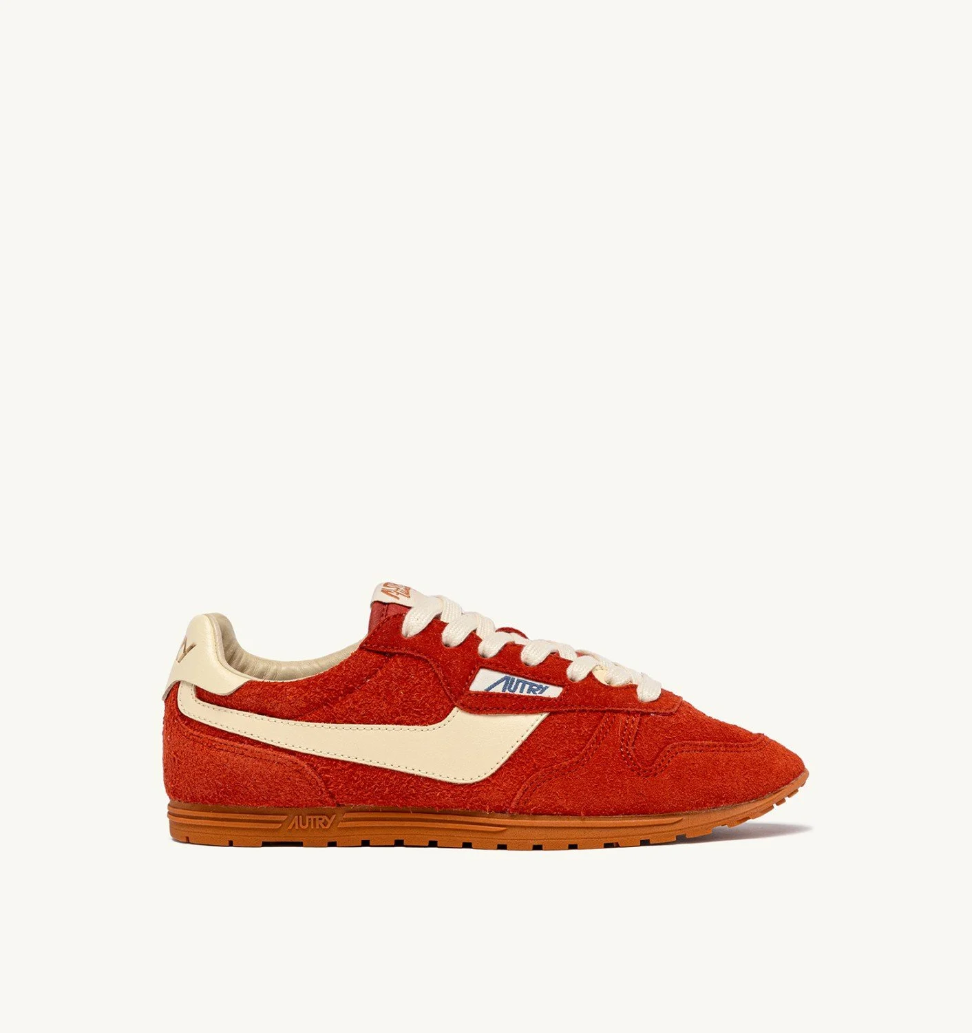 SNEAKERS WINDSPIN IN SUEDE AND LEATHER COLOR PARROT AND RUTABAGA - 1