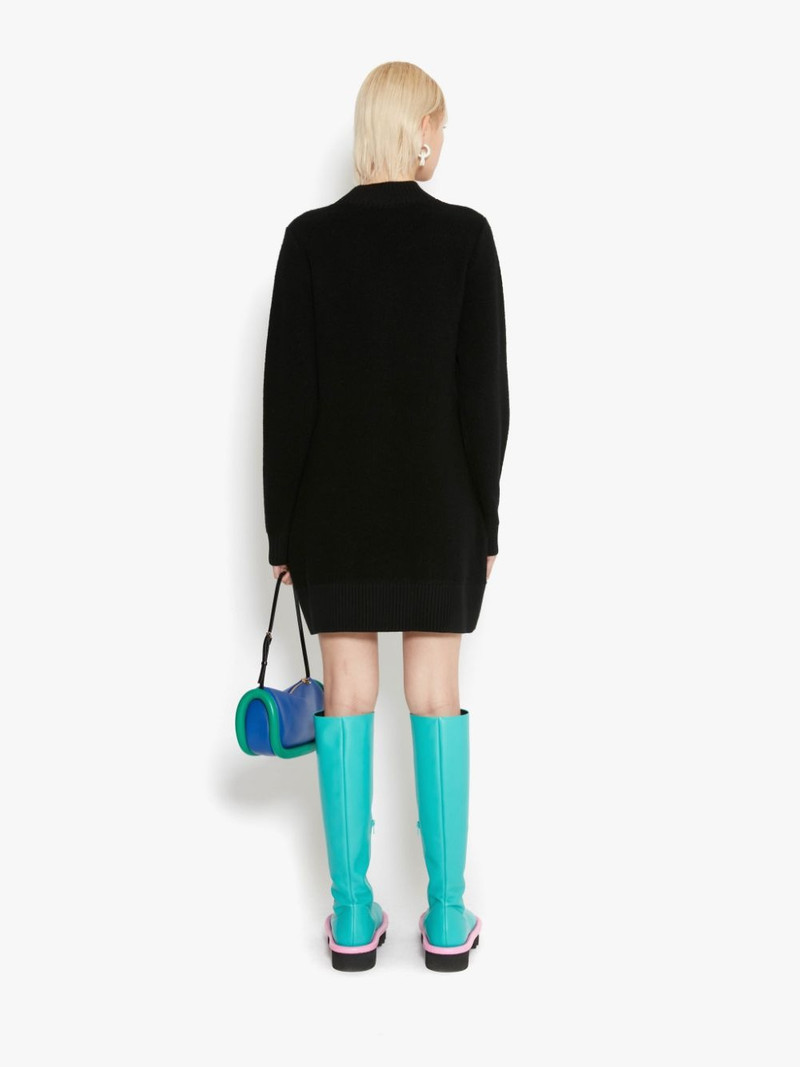 LONG SLEEVE SEQUINS 로고 MINI DRESS 4