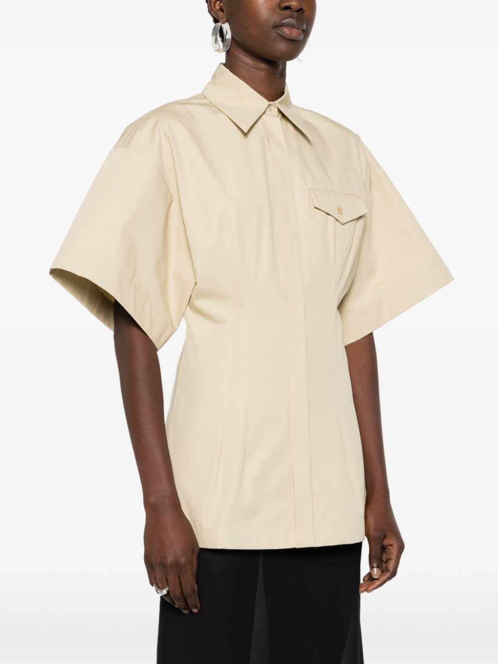short-sleeves cotton shirt - 3