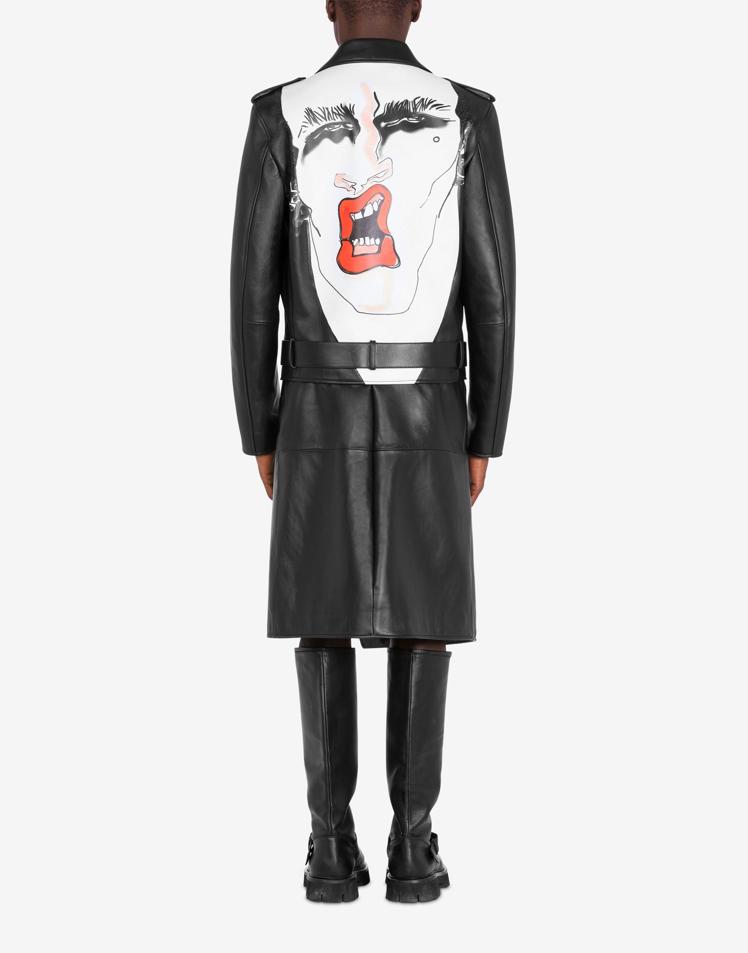 TONY VIRAMONTES ARCHIVE NAPPA LEATHER BIKER JACKET - 3