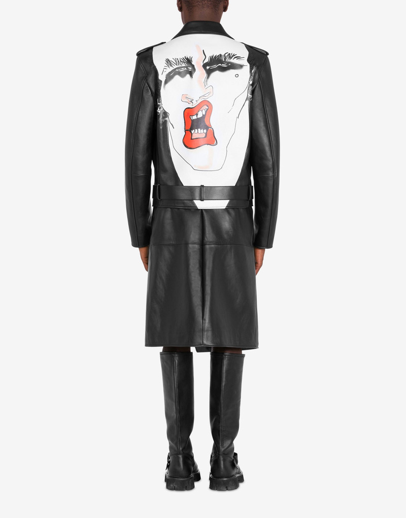 TONY VIRAMONTES ARCHIVE NAPPA LEATHER BIKER JACKET 3