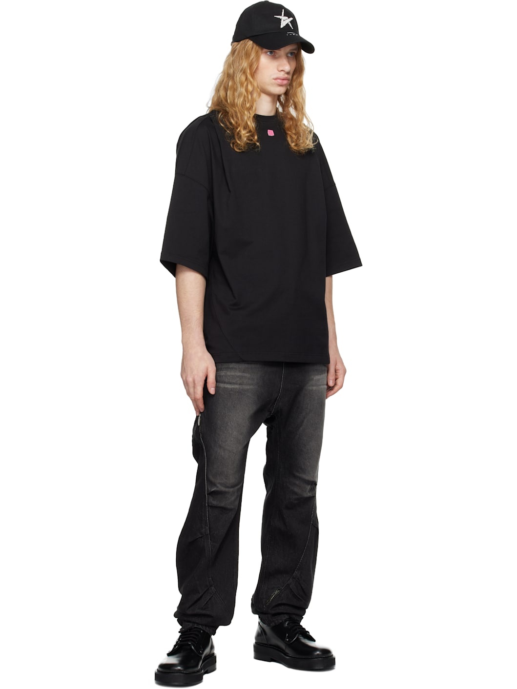 ADER error Tetraight embellished t-shirt | REVERSIBLE