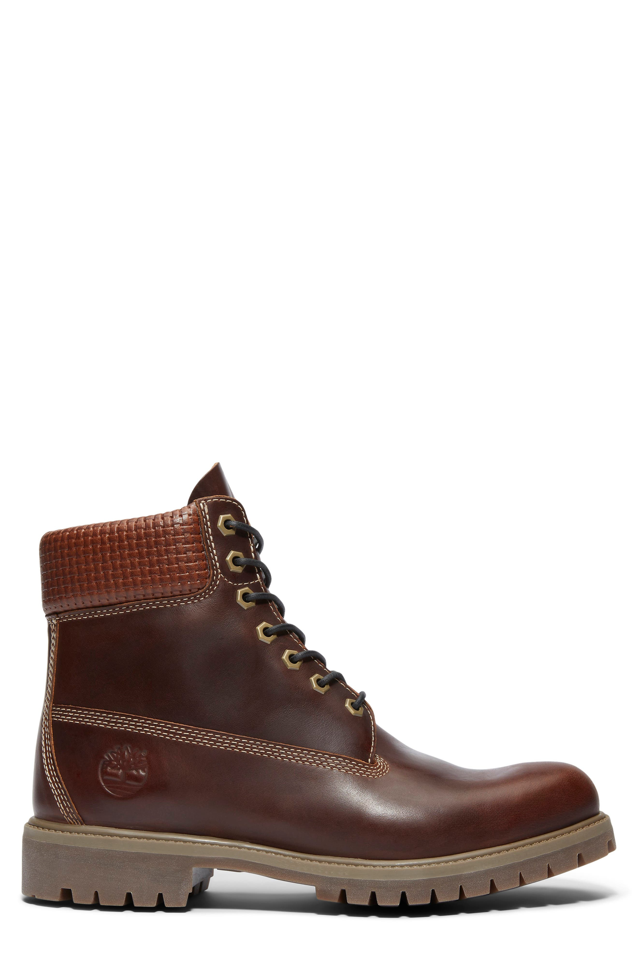 Timberland Premium 6-Inch Waterproof Boot in Brown/Black at Nordstrom - 2