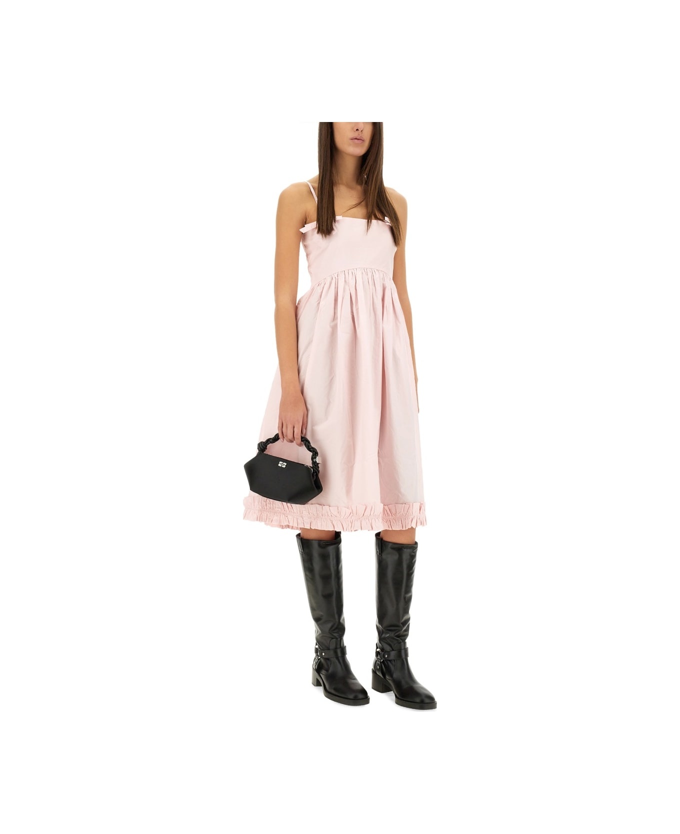 Pink Cotton Dress - 2