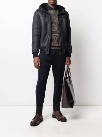 Etro paisley-print sleeves jacket outlook