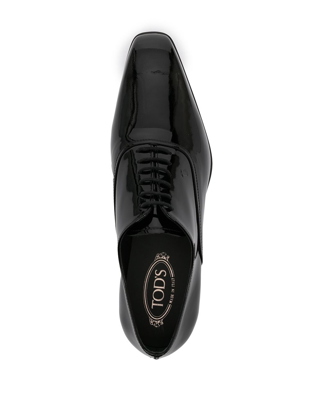 lace-up leather oxford shoes - 4