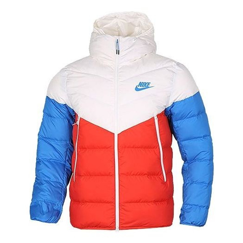 Nike Sportswear Windrunner Down Fill 'White Red Blue' 928834-133 - 1