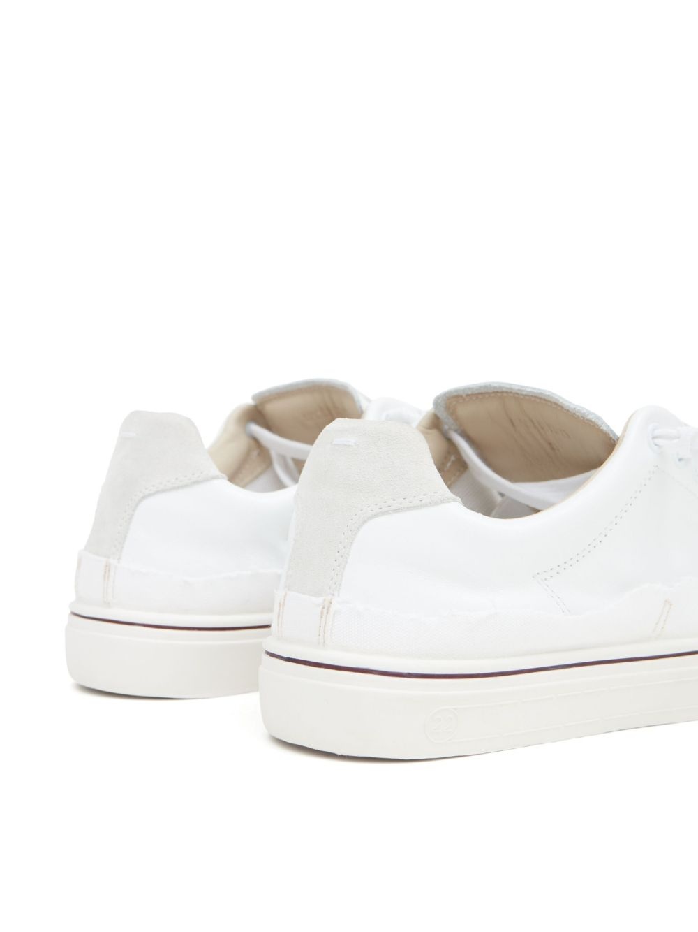 low-top lace-up sneakers - 4