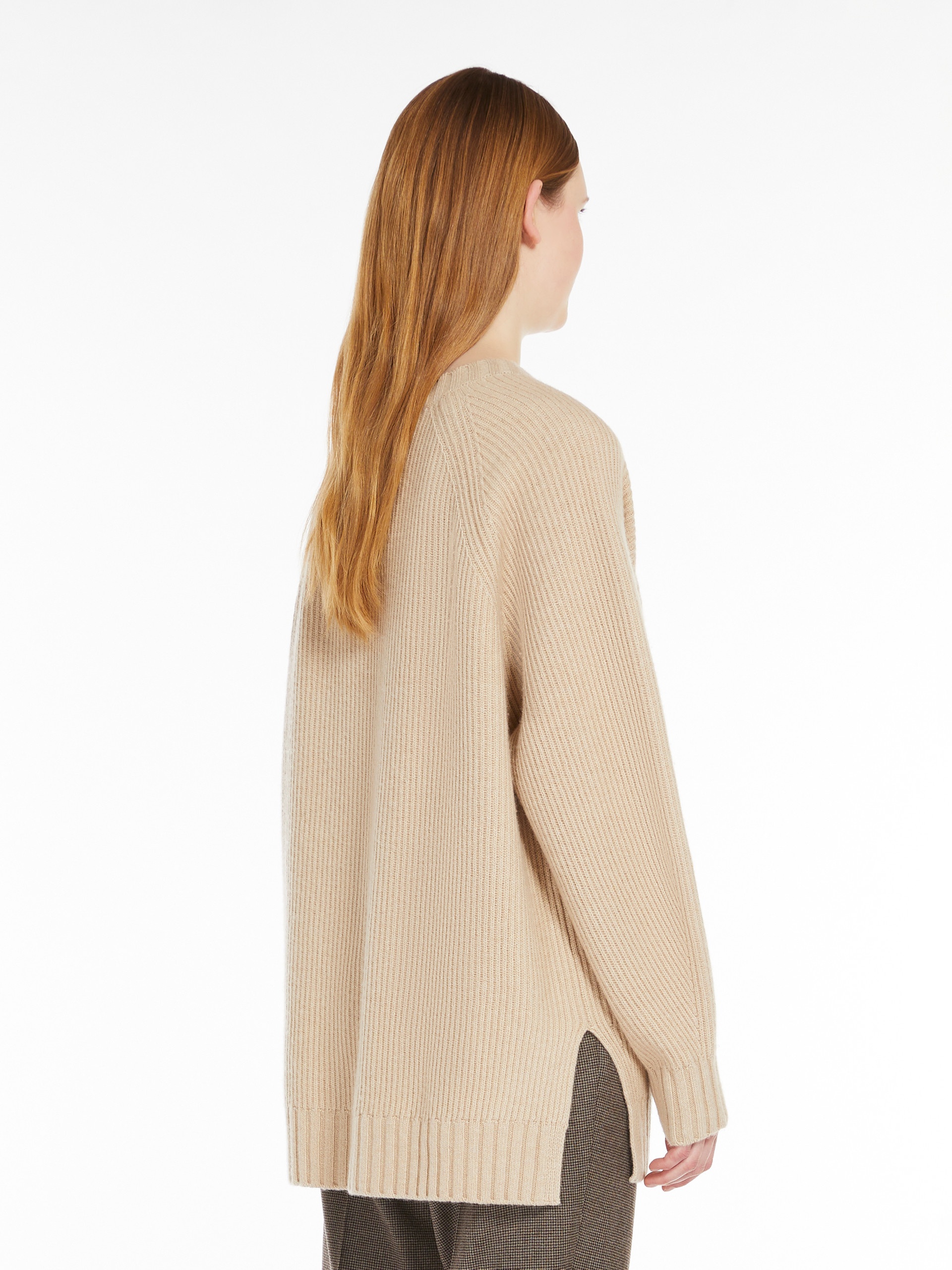 PANIA Wool, viscose and cashmere V-neck sweater - 4
