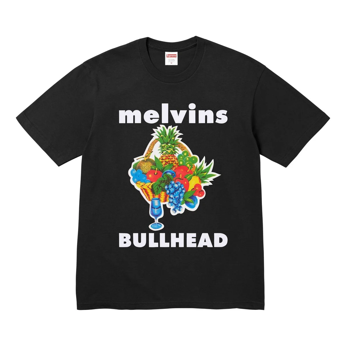 대 x 멜론 BULLHEAD 티셔츠 '블랙 화이트'SUP-SS24-220 - 1