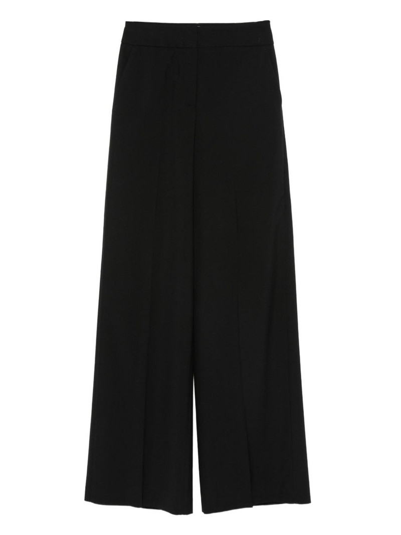 pleat-detail trousers 1
