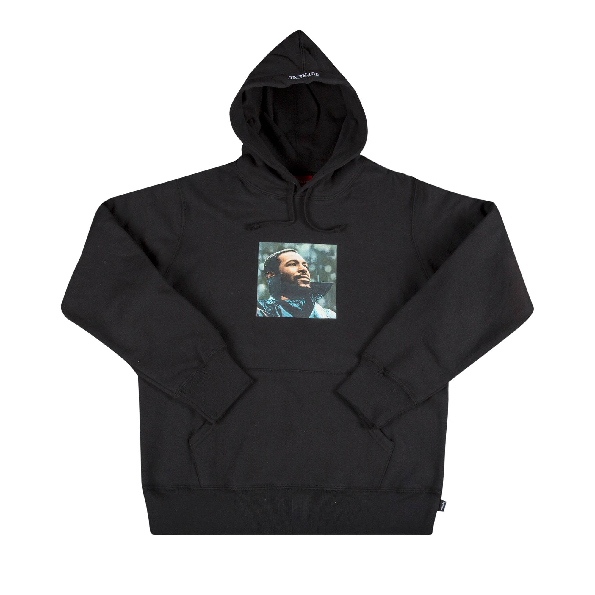 Supreme Supreme Marvin Gaye Hooded Sweatshirt 'Black' | REVERSIBLE