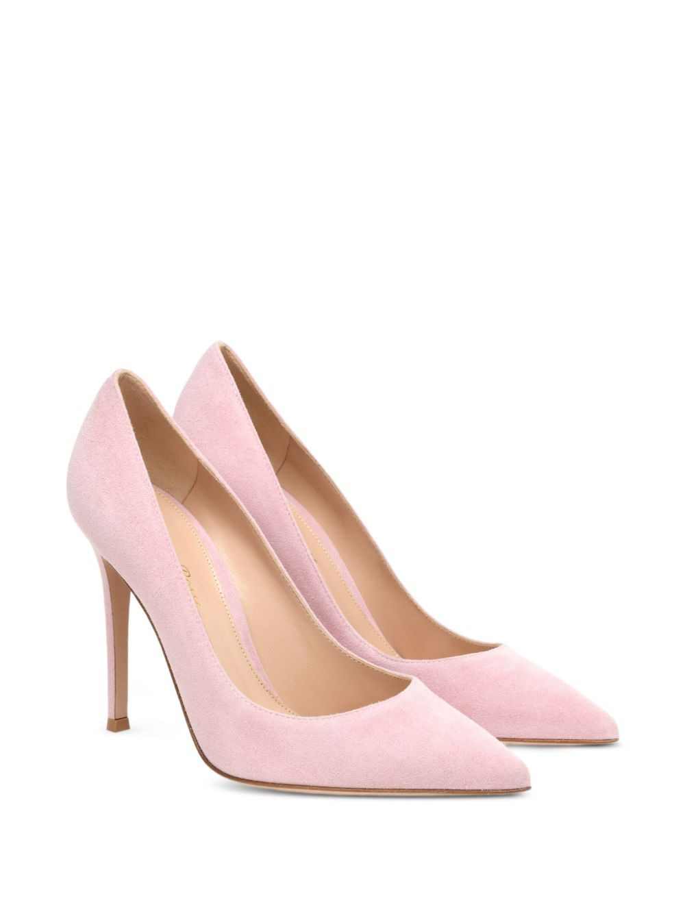 105mm Gianvito suede heeled pumps - 2