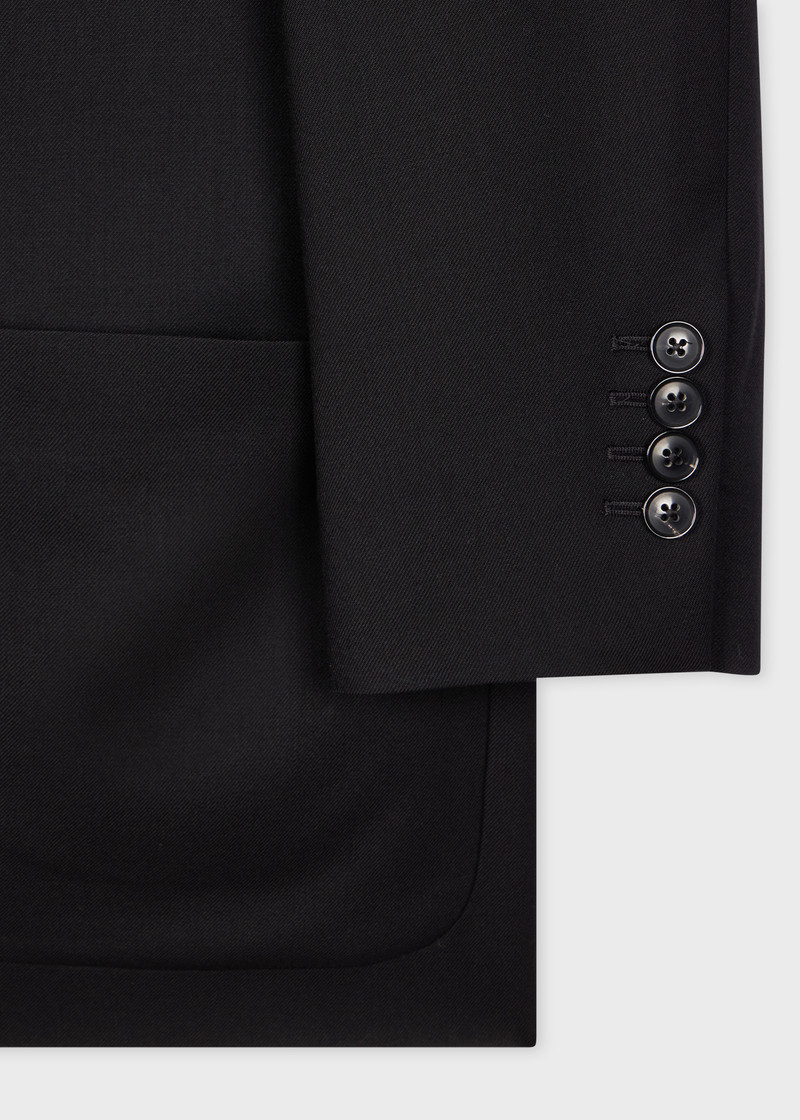 A Suit To Travel In - Black Wool Unlined Blazer 3