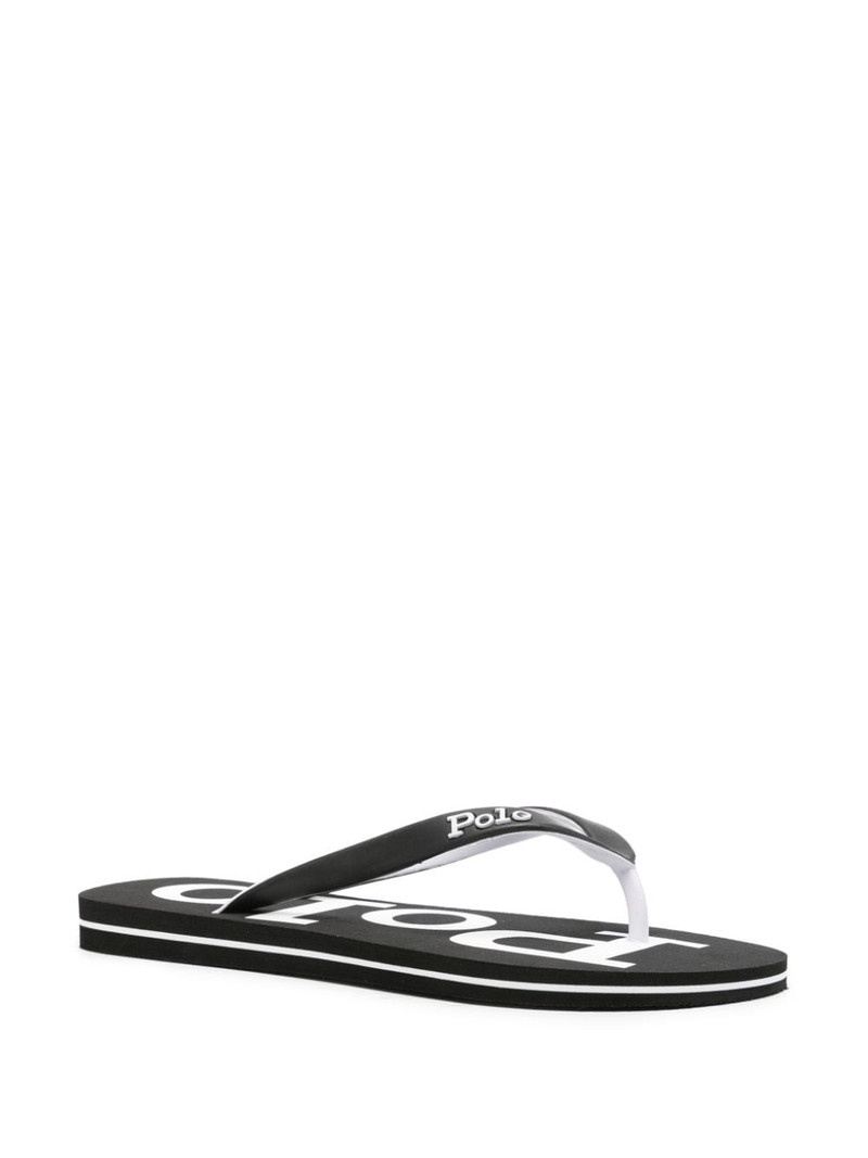 Polo Ralph Lauren logo-print flip-flops outlook