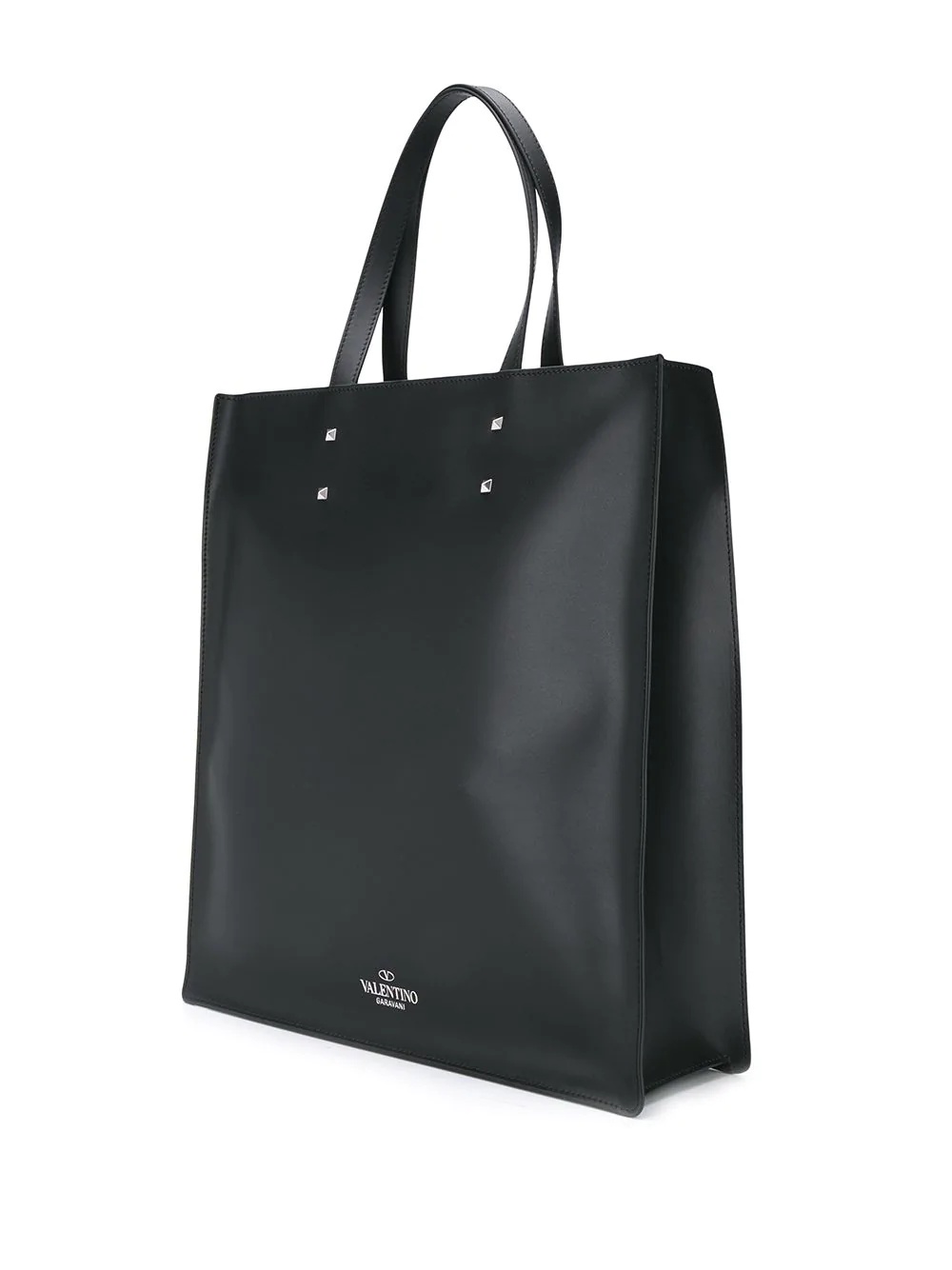 VLTN leather tote - 3