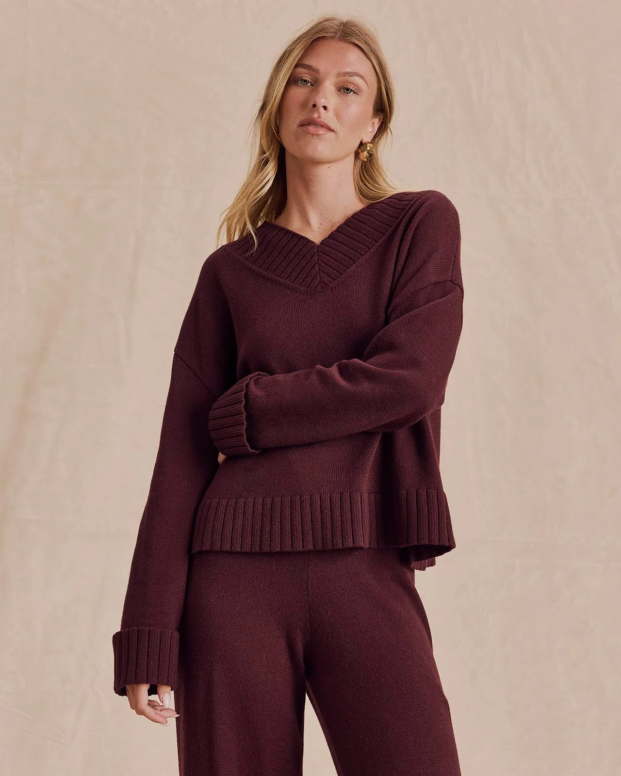 Haven V-Neck Sweater - 1