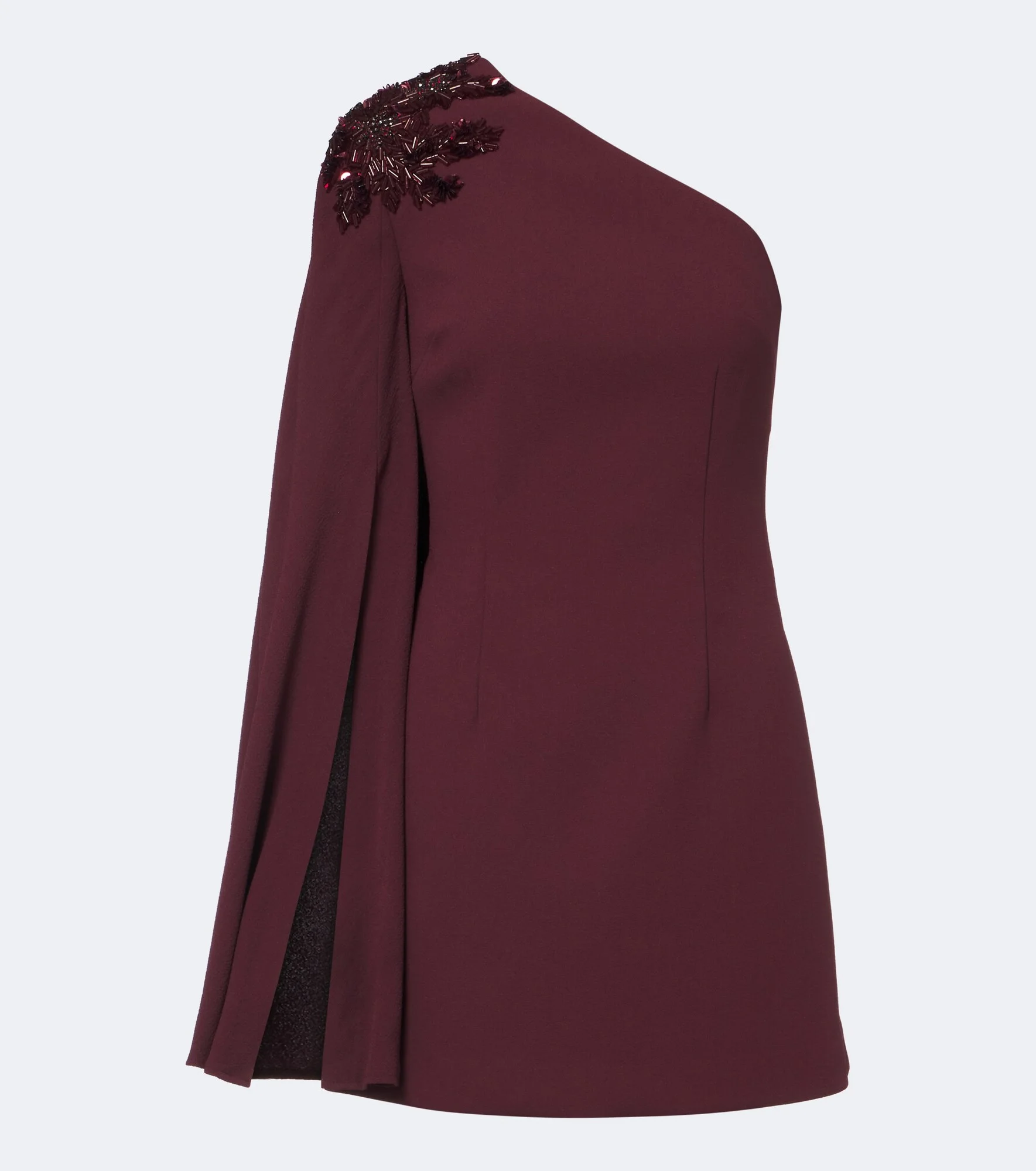 River embellished one-shoulder minidress - 1