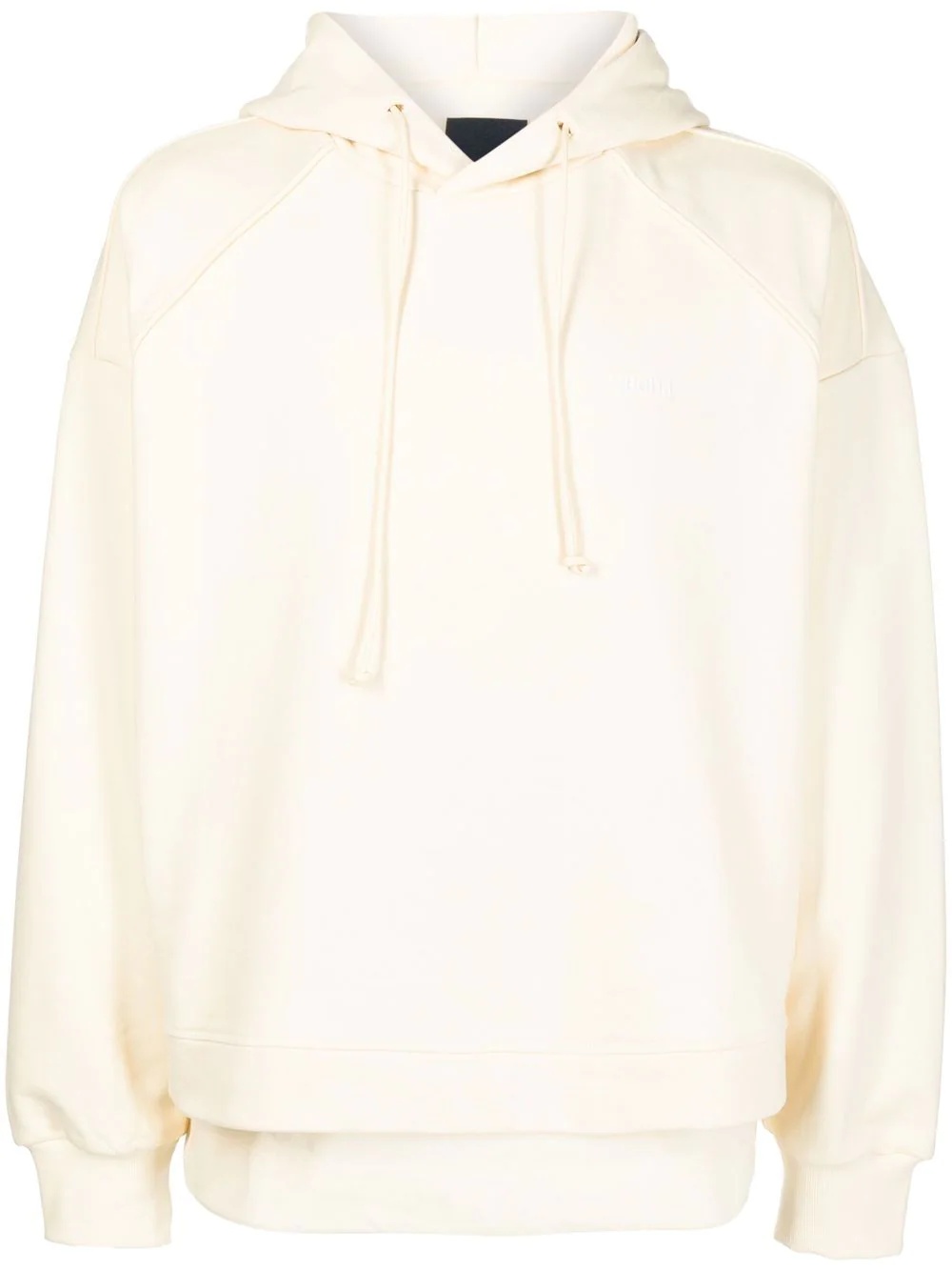cropped layered hoodie - 2