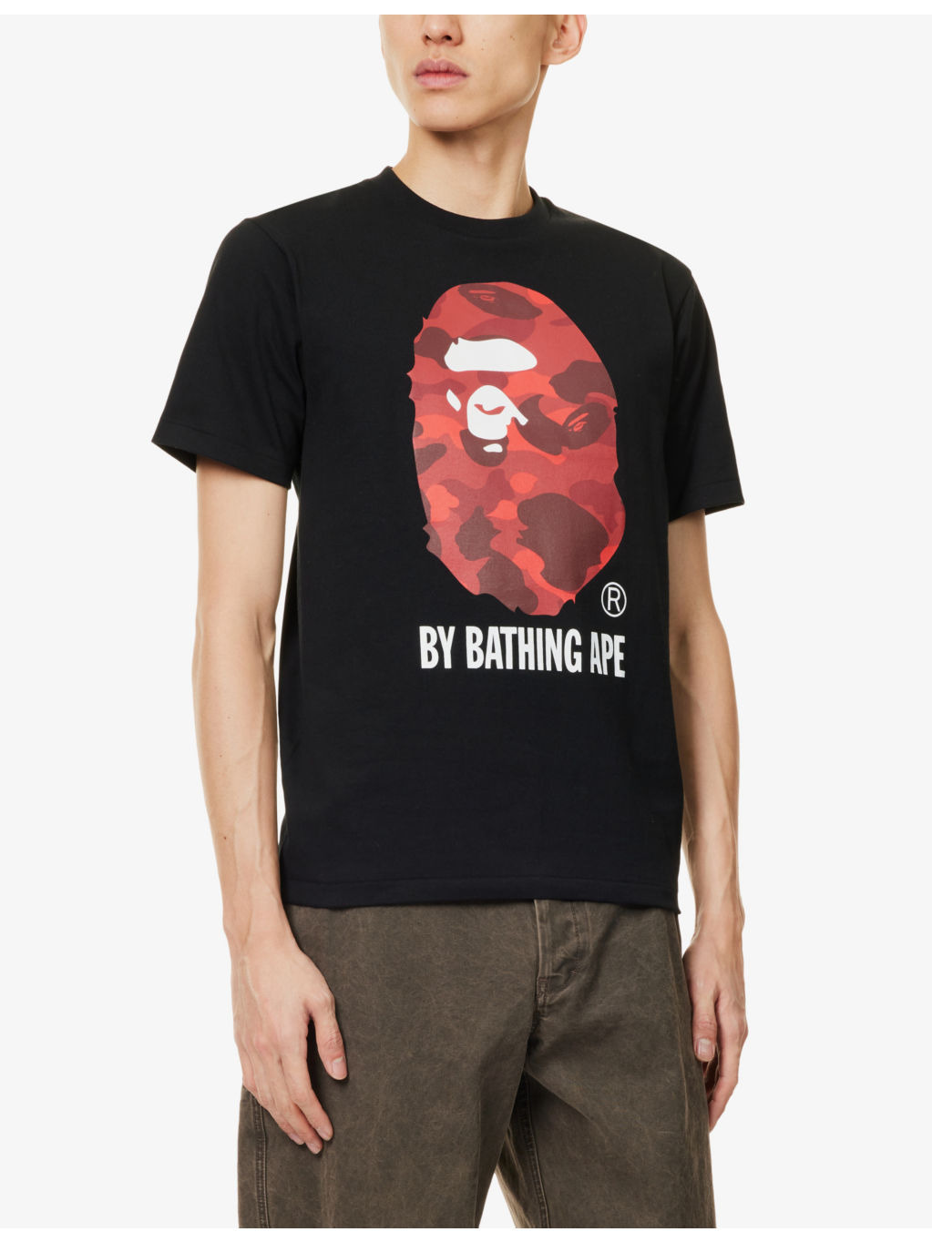 Camouflage logo-print cotton-jersey T-shirt - 3