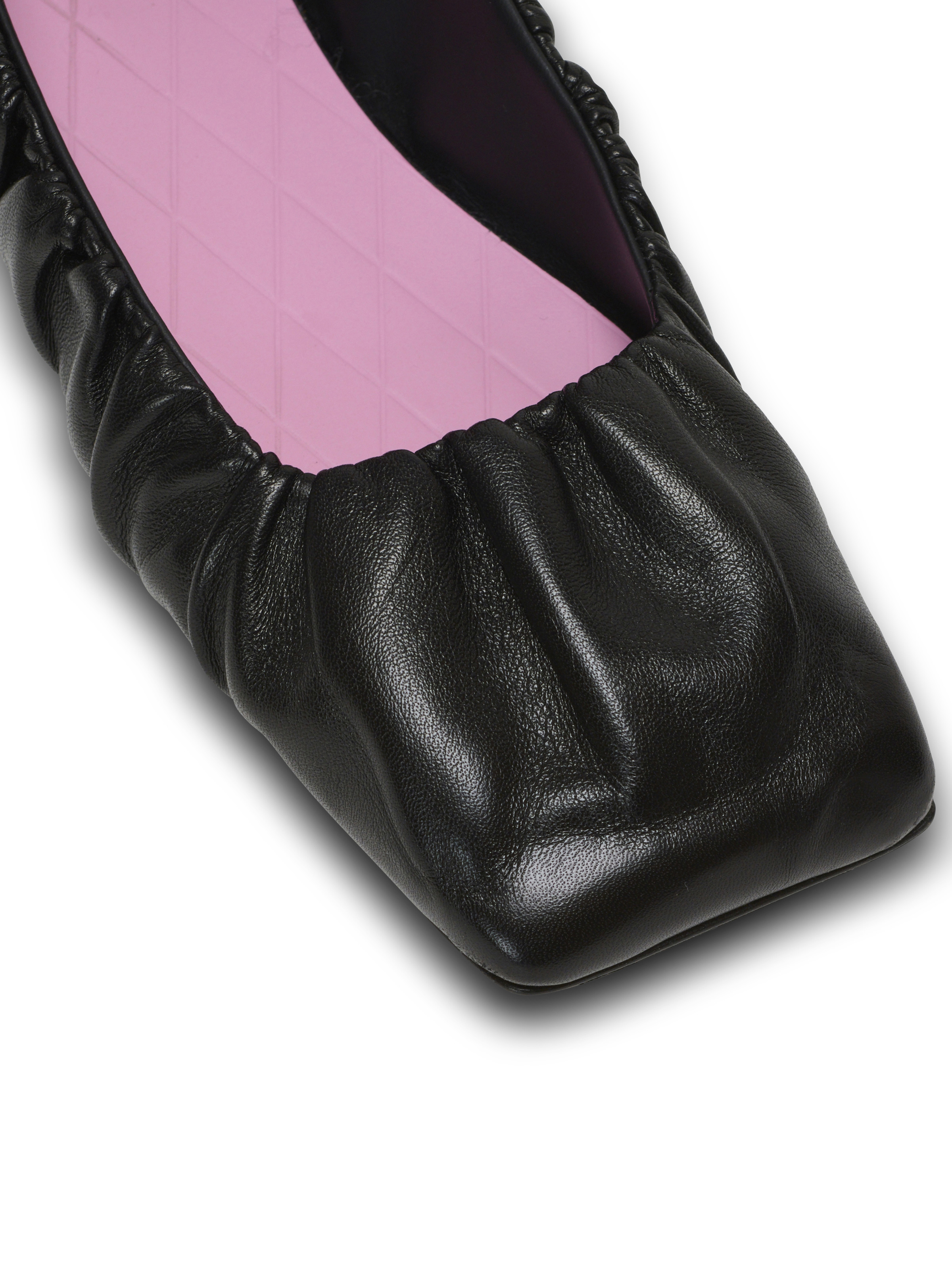 Eden ballet flats in gathered lambskin - 5