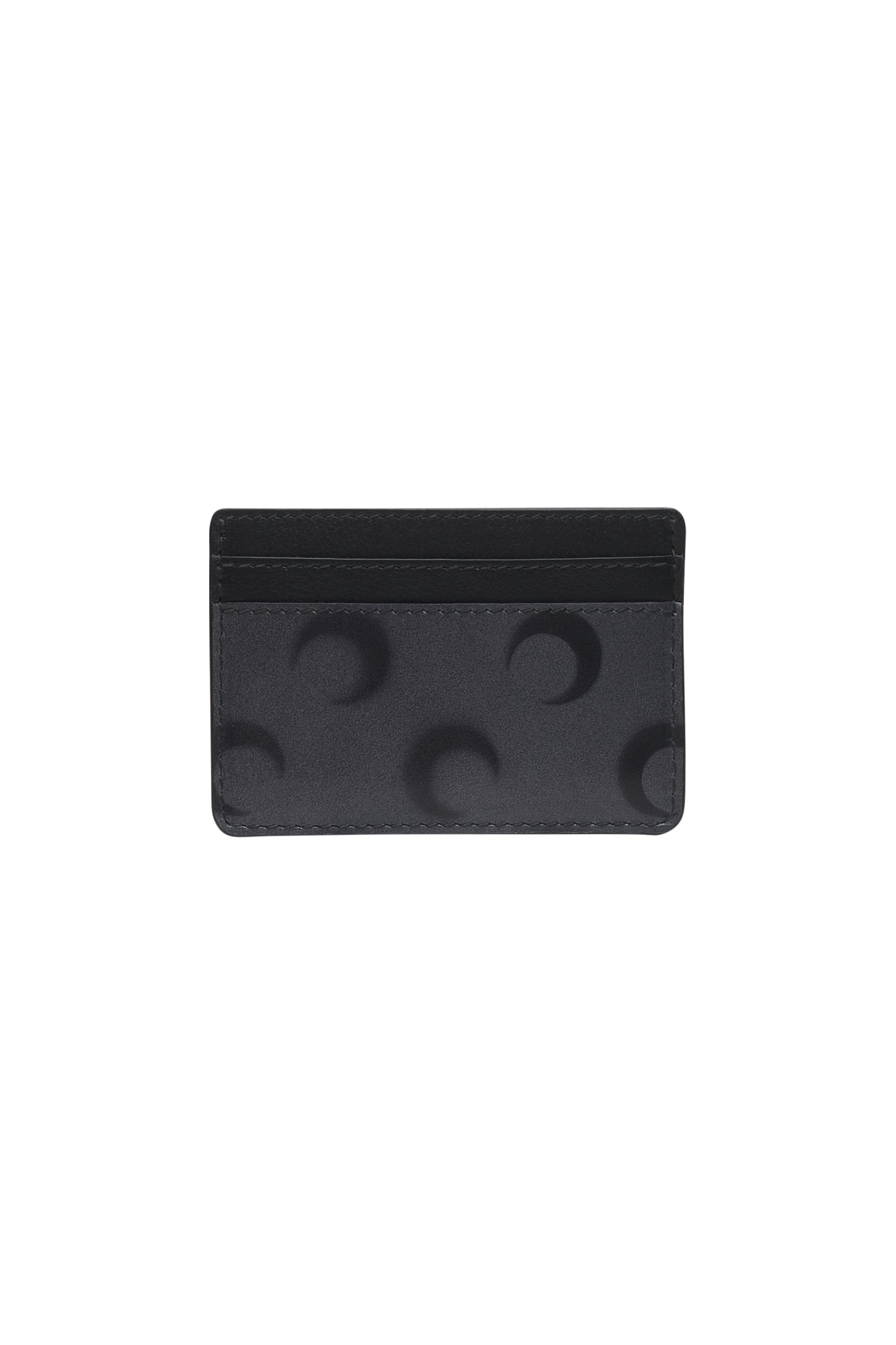 Moon Airbrushed Leather Card Holder - 2