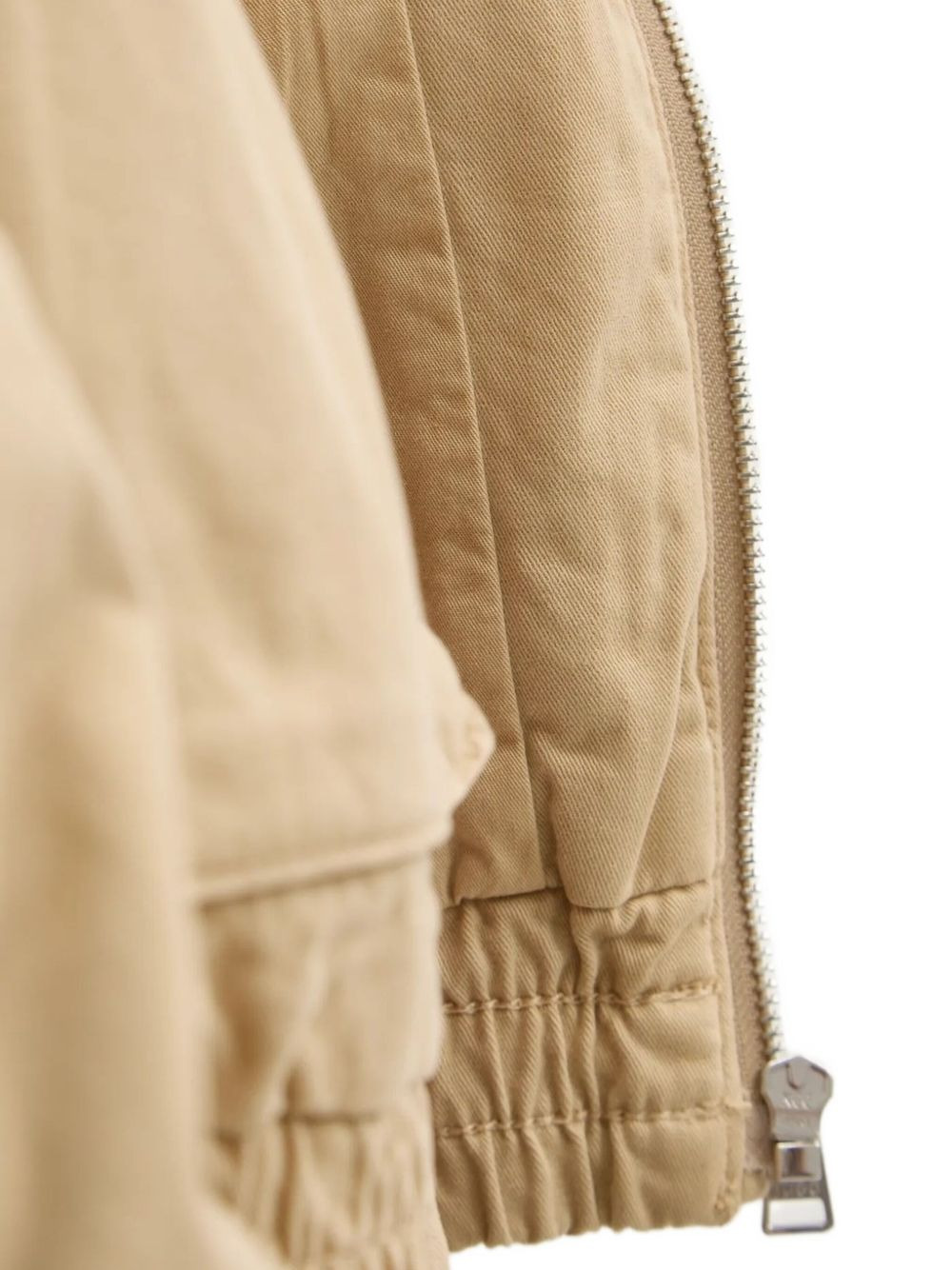 zip-front cotton jacket - 5