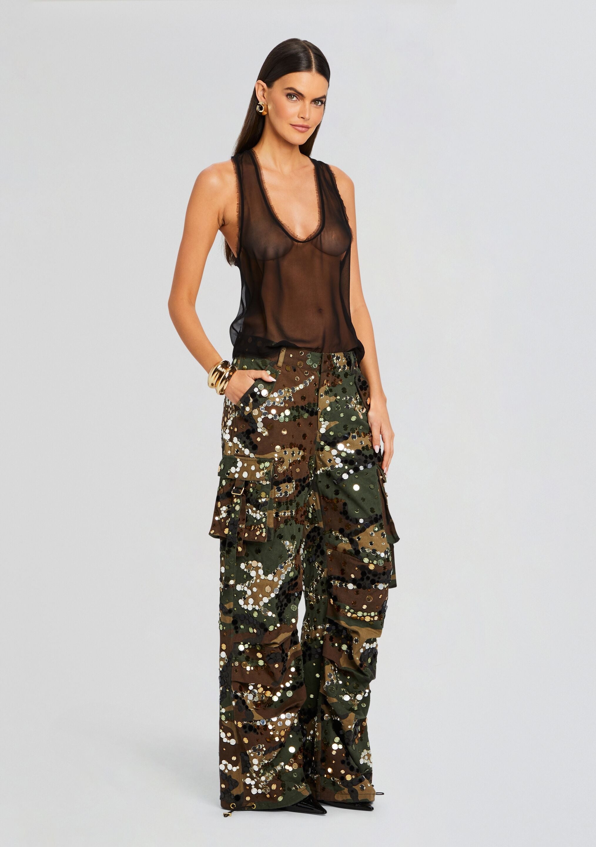 ALEXIA EMBELLISHED PANT - 3
