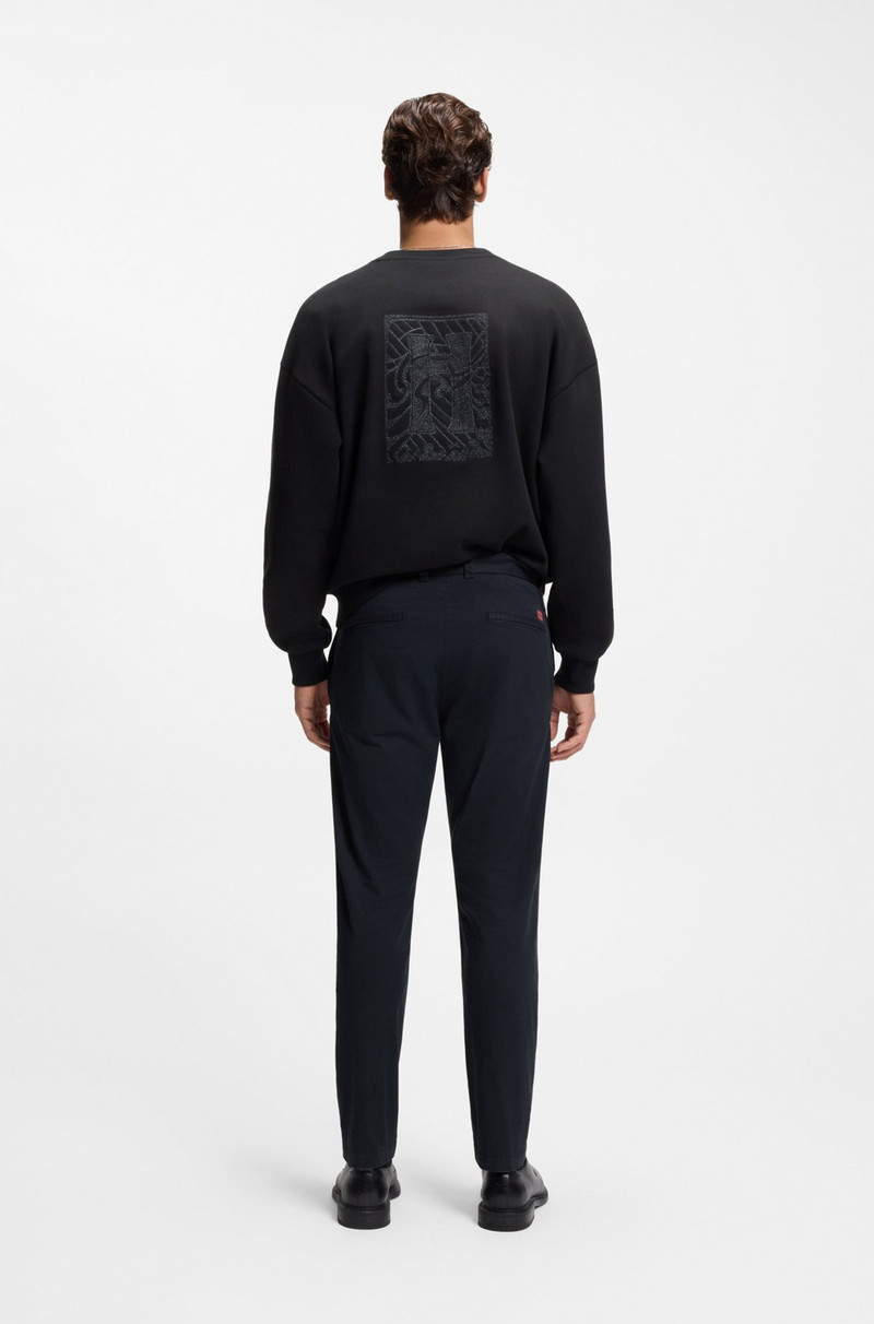 SLIM-FIT TROUSERS IN STRETCH-COTTON GABARDINE 4