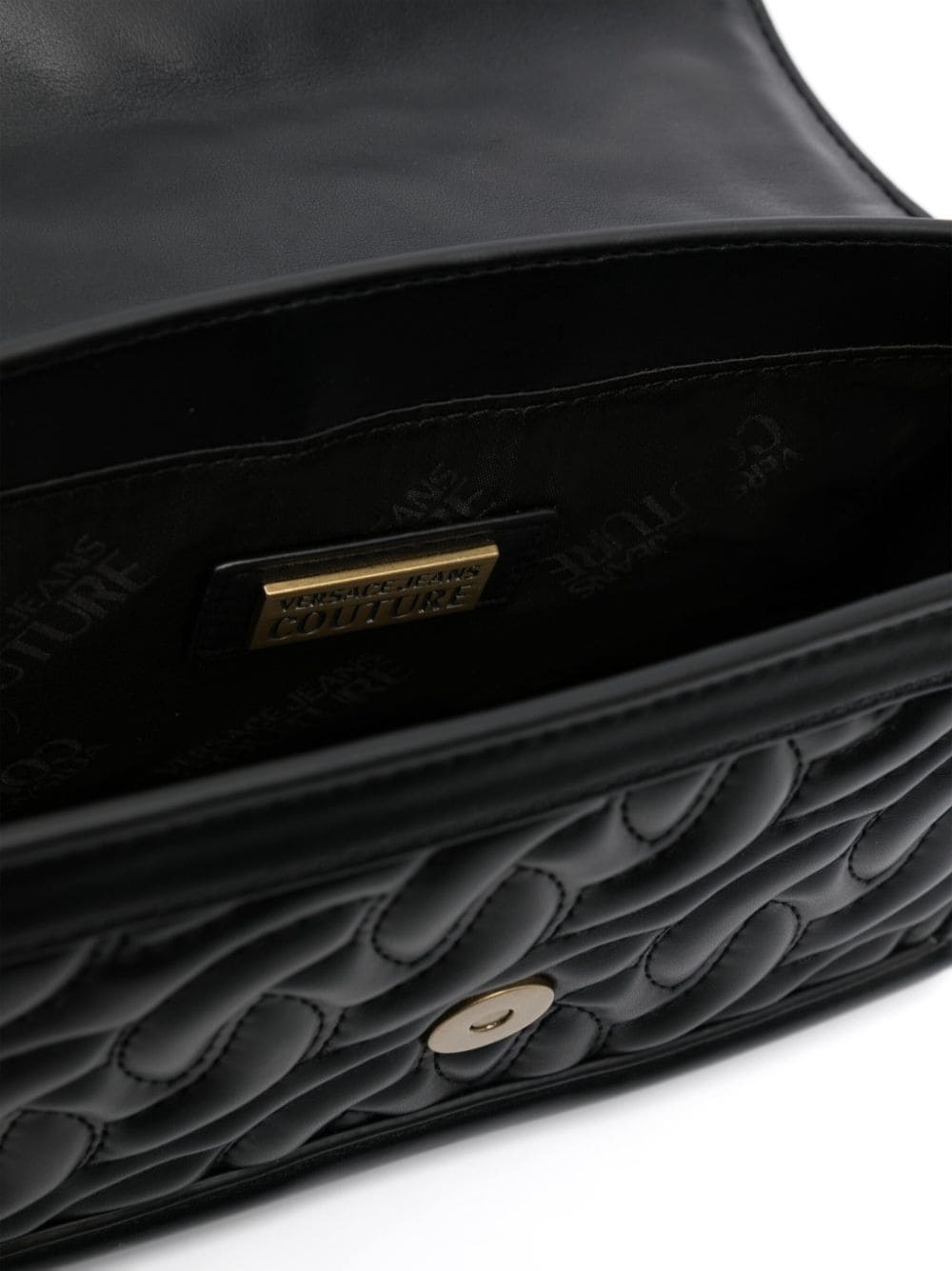 Couture logo-plaque shoulder bag - 5