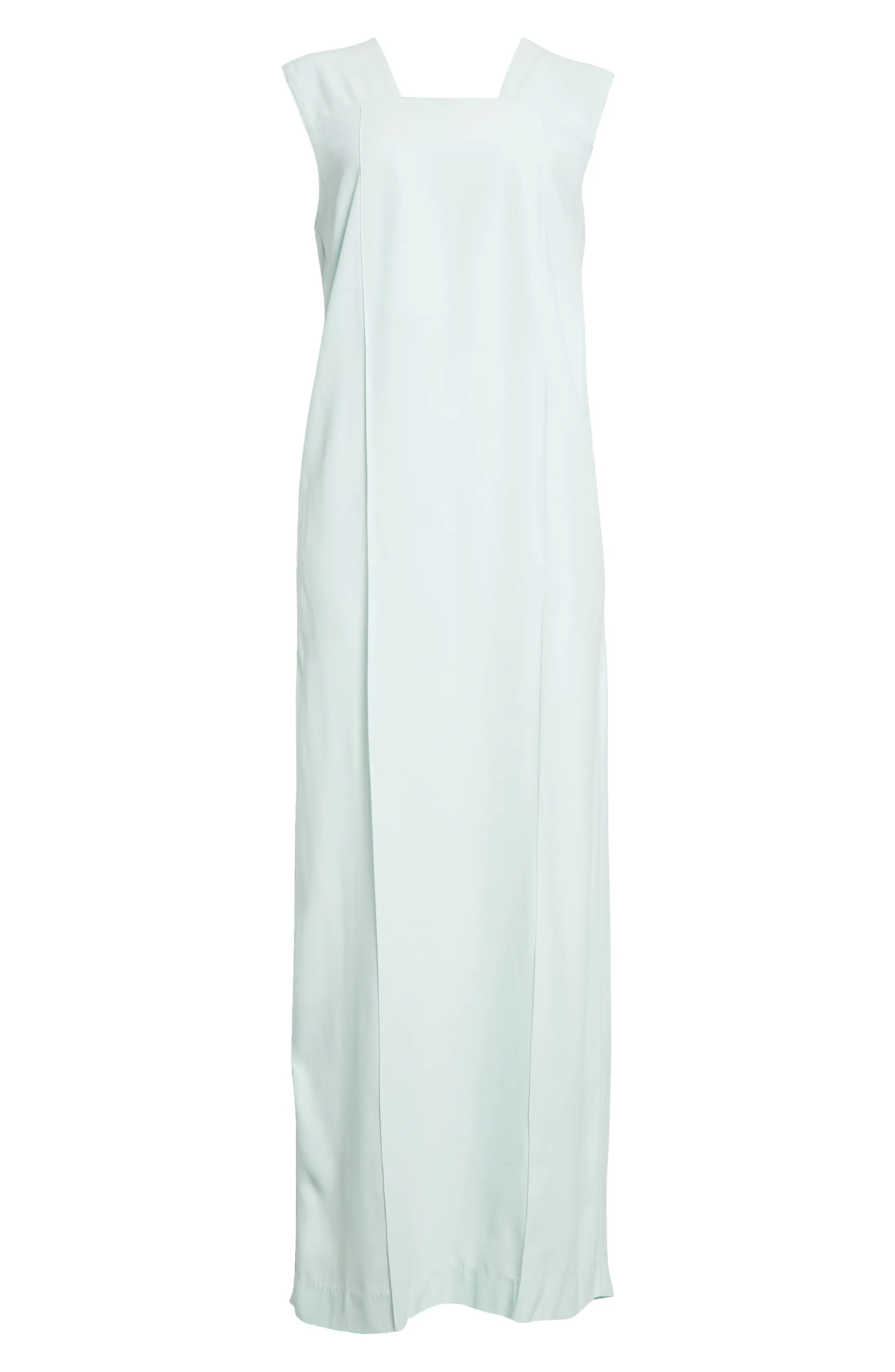 Pleated Sleeveless Maxi Dress - 5