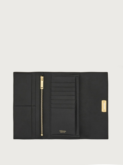 FERRAGAMO Continental wallet with Gancini clasp outlook