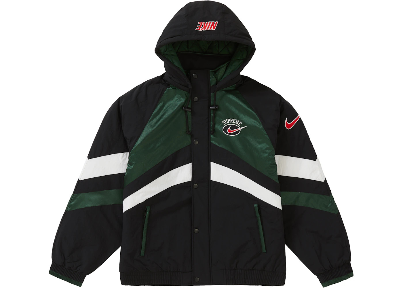 Supreme Nike Hooded Sport Jacket Green - 1