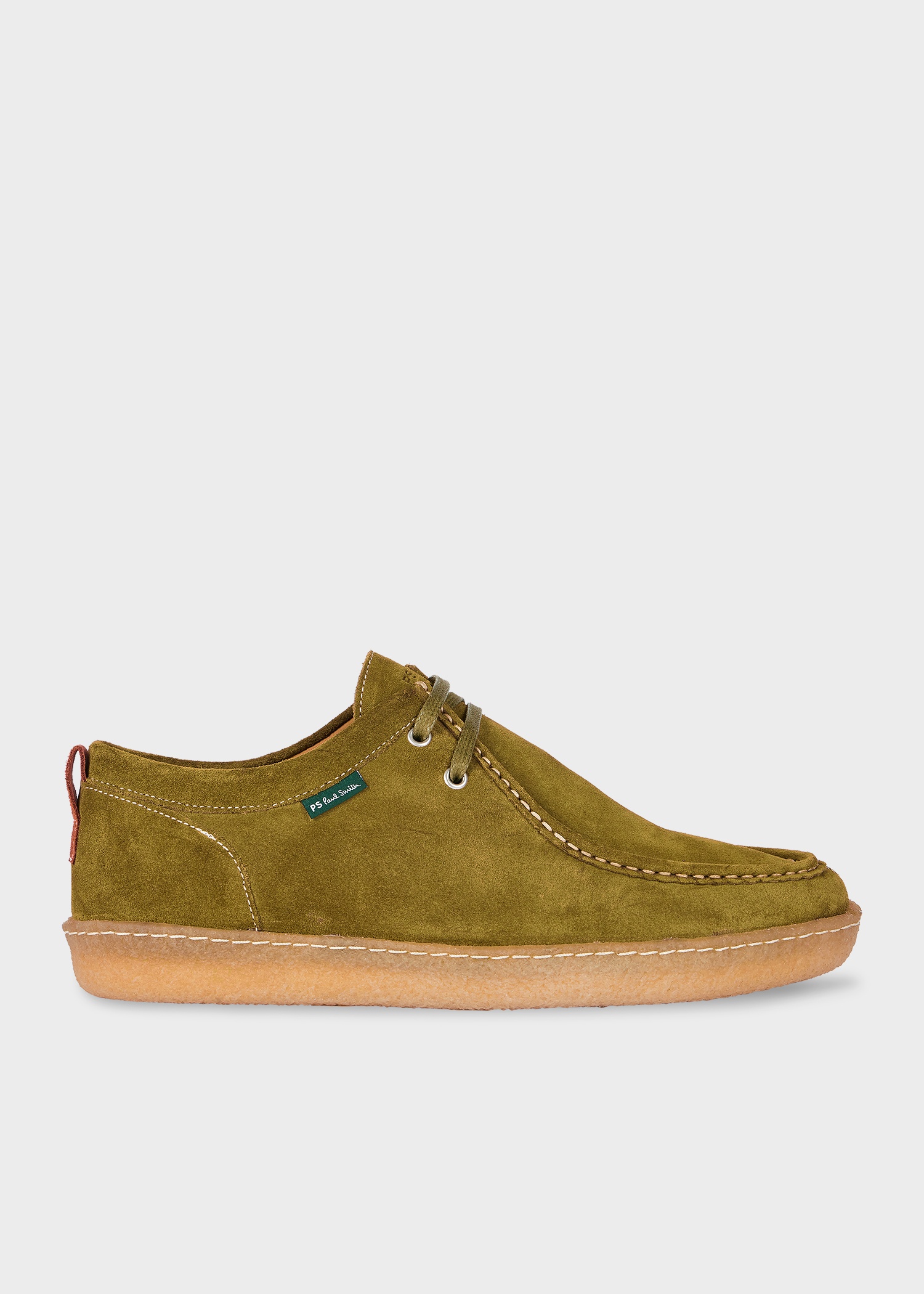Khaki Suede 'Buster' Shoes - 1