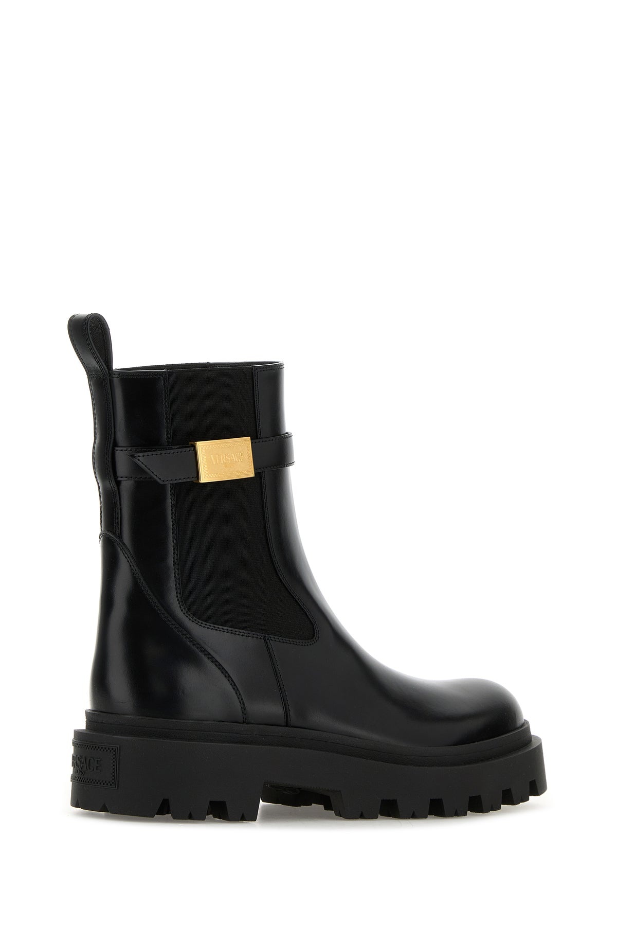 Black leather Alba ankle boots - 3