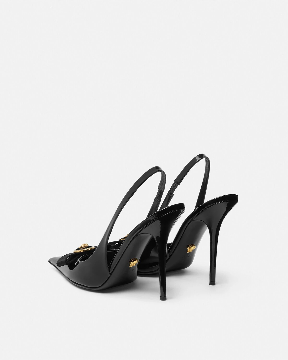 Gianni Ribbon Slingback Pumps 110 mm - 4