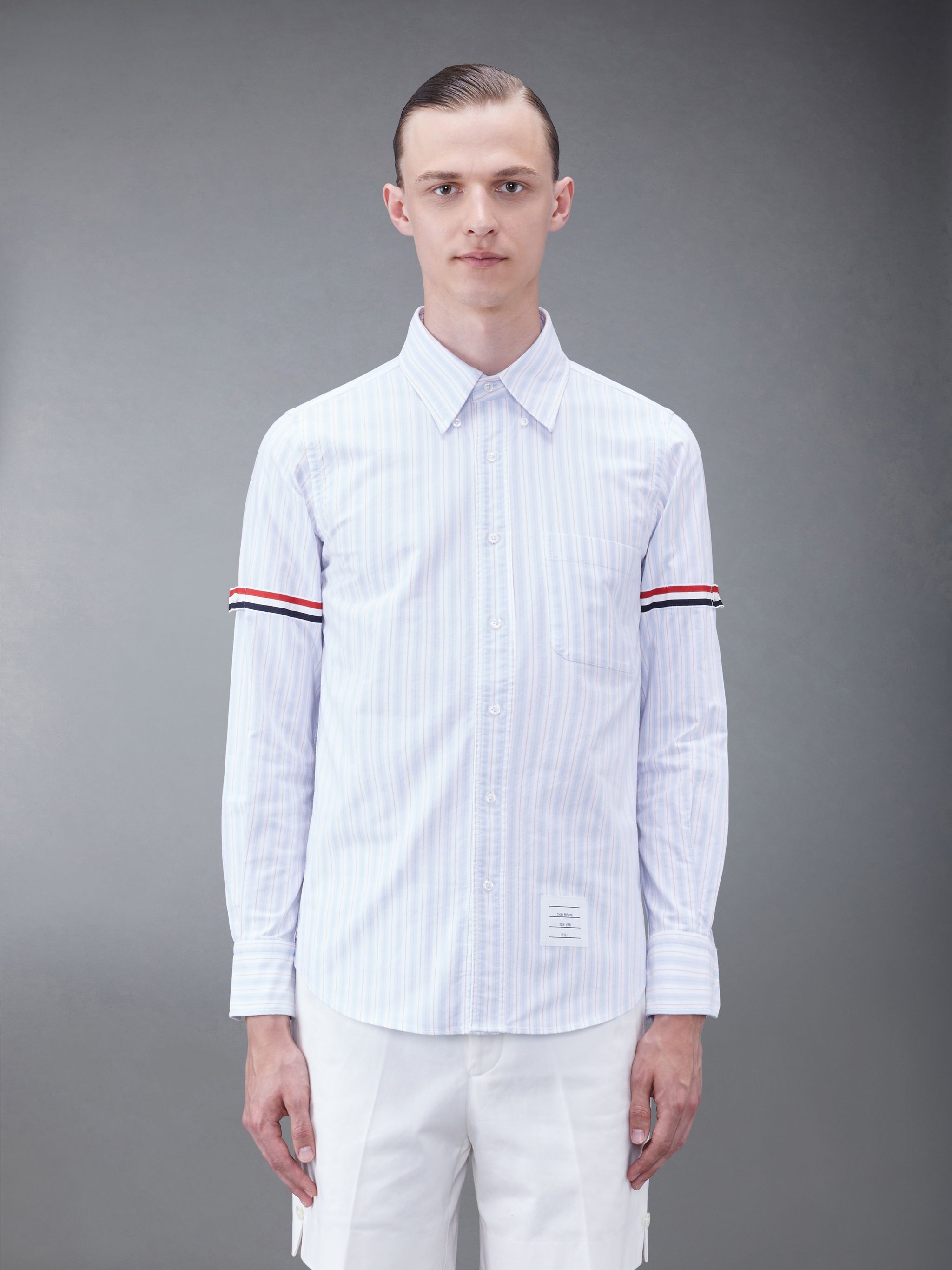 Stripe Oxford Armband Shirt - 2