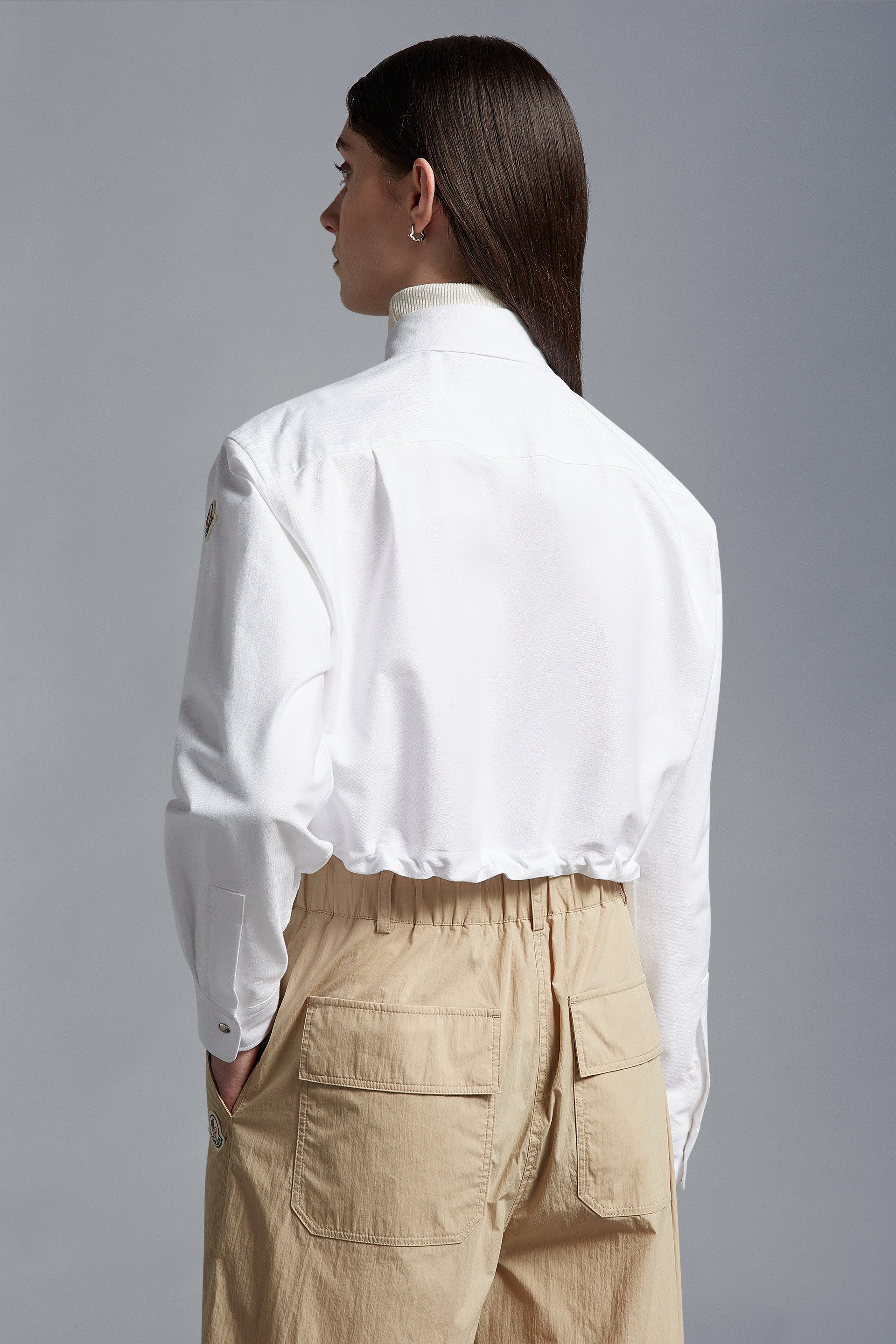 Cropped Cotton Shirt - 5