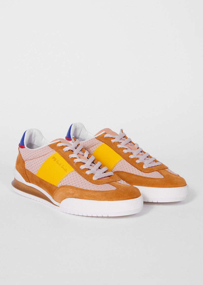 Paul Smith Women's Powder Pink Mix 'Dover' Trainers outlook