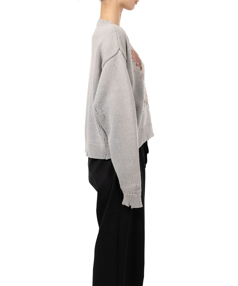 Cat Jacquard Knit Sweater 12
