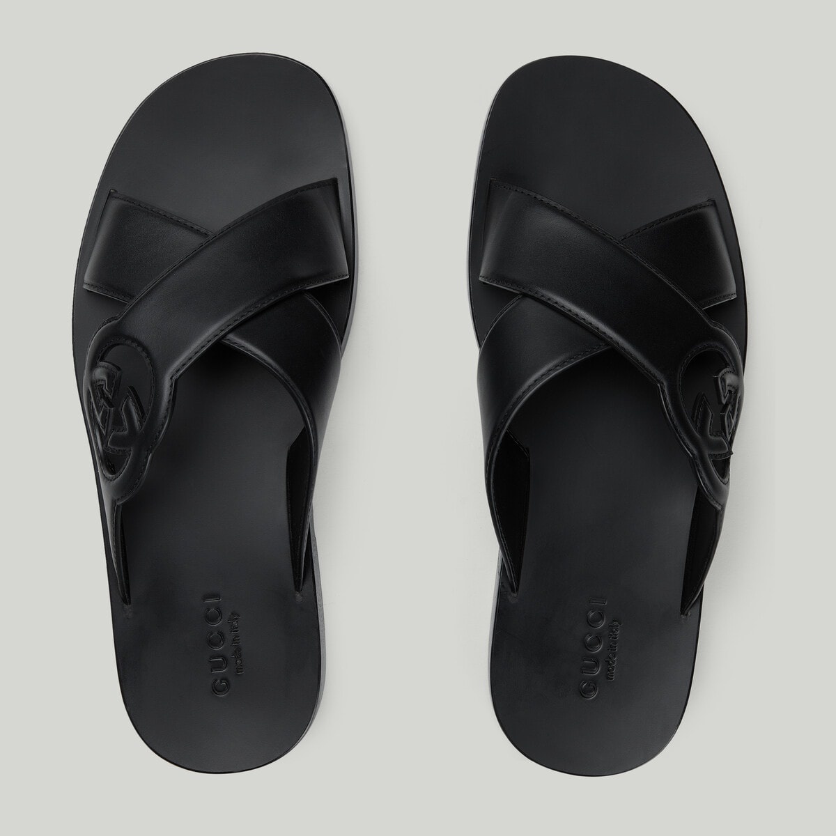 Men's Interlocking G slide sandal - 5